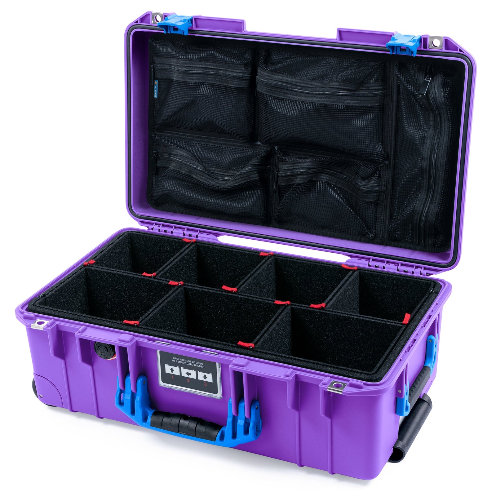 Pelican 1535 Air Carry-on Case - Galaxy Purple & Blue