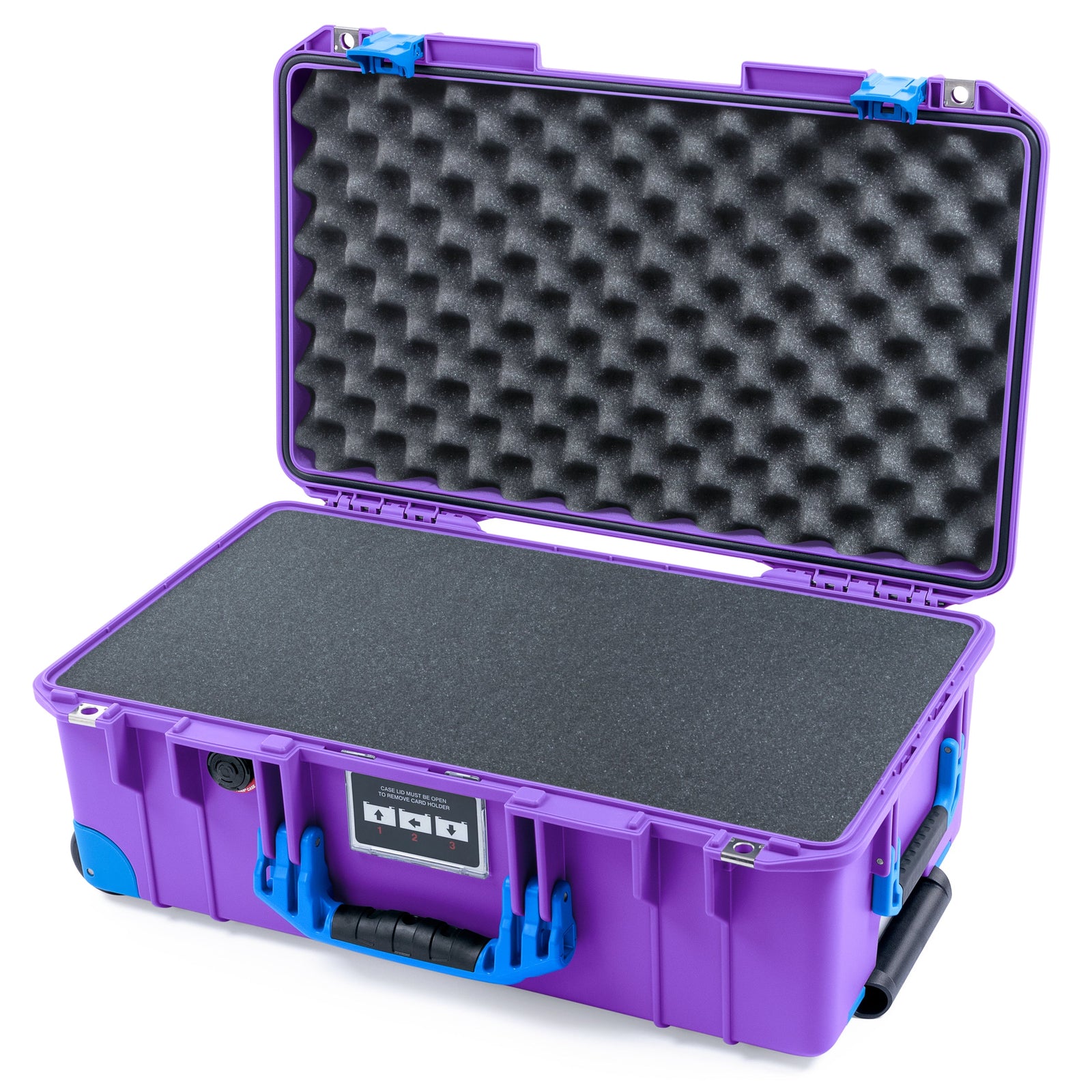 Pelican 1535 Air Carry-on Case - Galaxy Purple & Blue Trolley