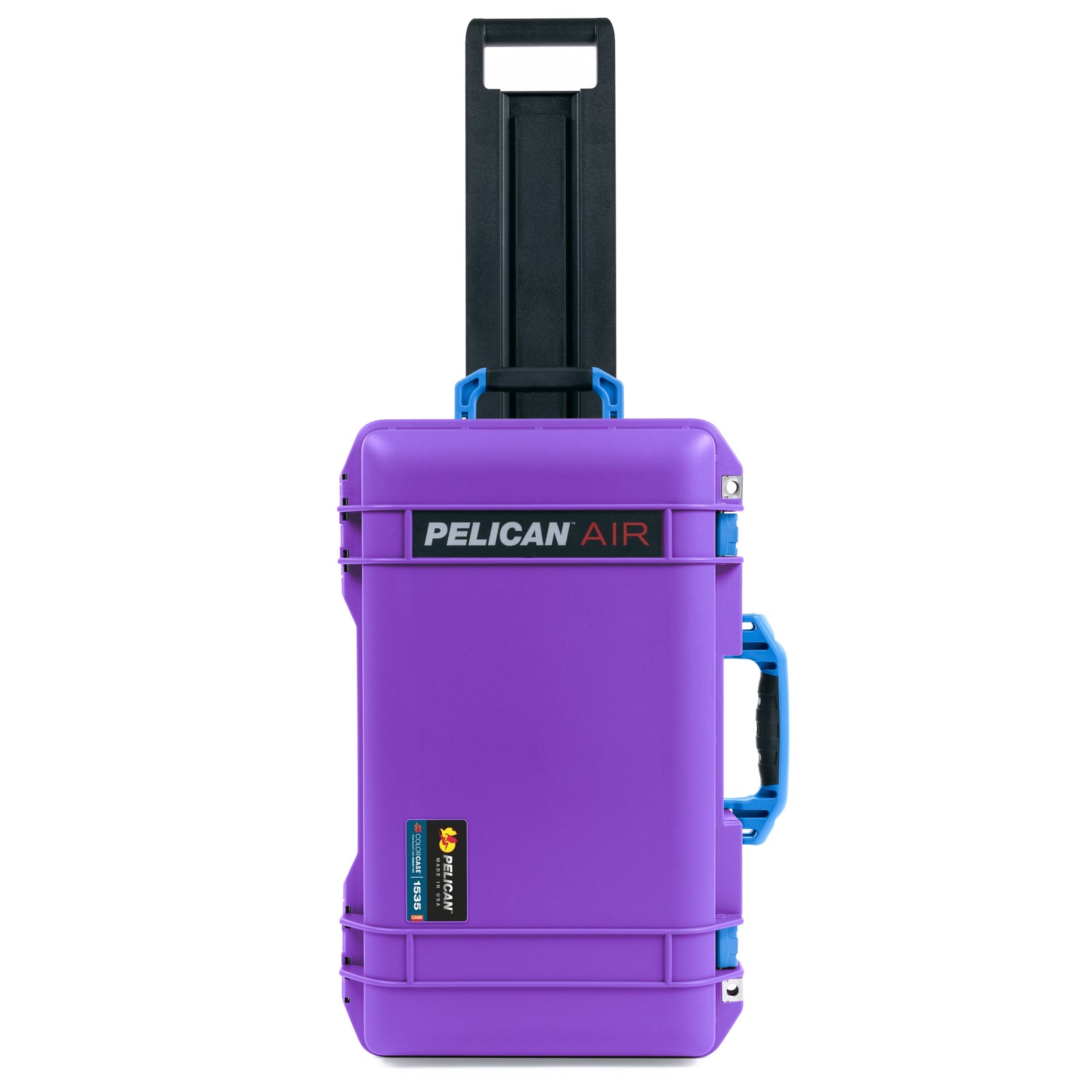 Pelican 1535 Air Carry-on Case - Galaxy Purple & Blue Trolley