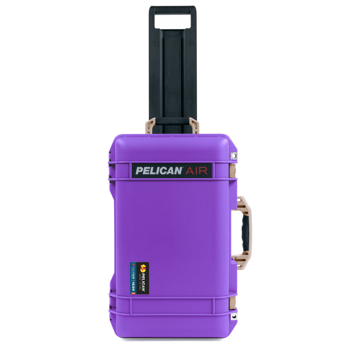 Pelican 1535 Air Carry-on Case - Galaxy Purple &amp; Desert Tan