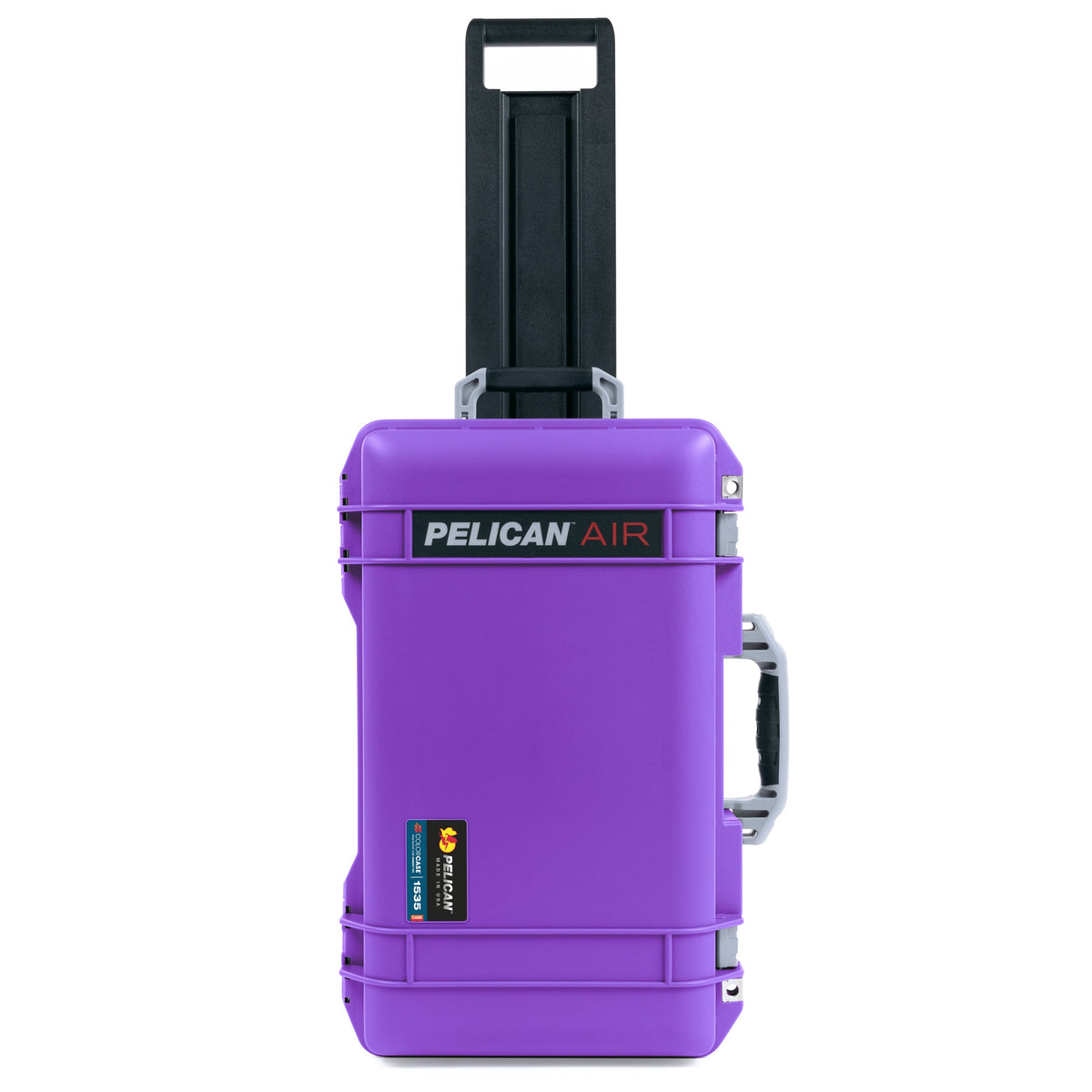 Pelican 1535 Air Carry-on Case - Galaxy Purple & Silver
