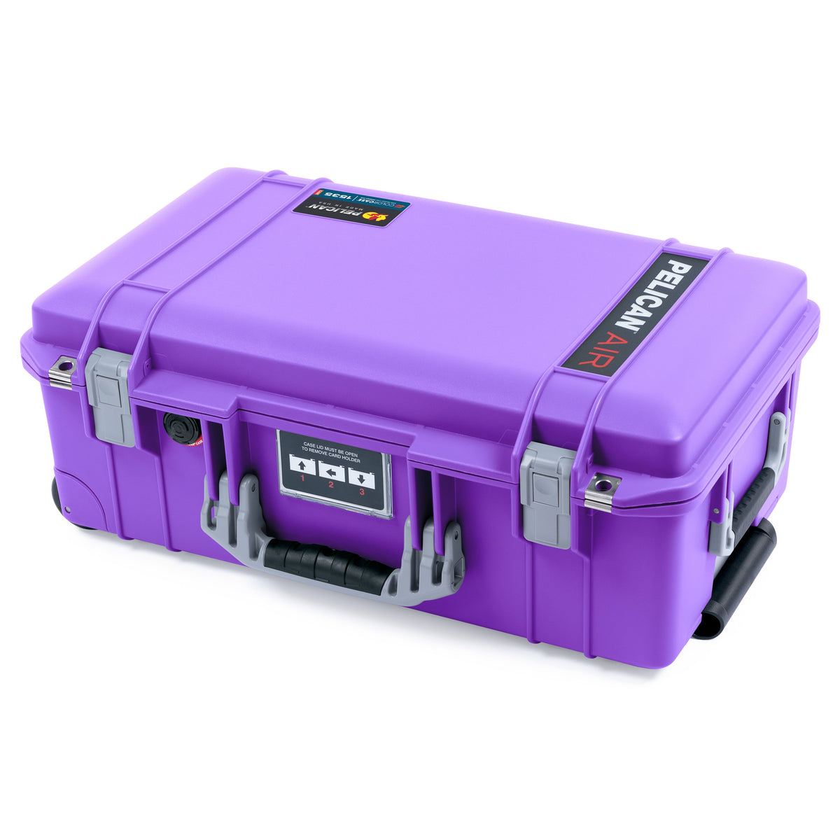 Pelican 1535 Air Carry-on Case - Galaxy Purple &amp; Silver