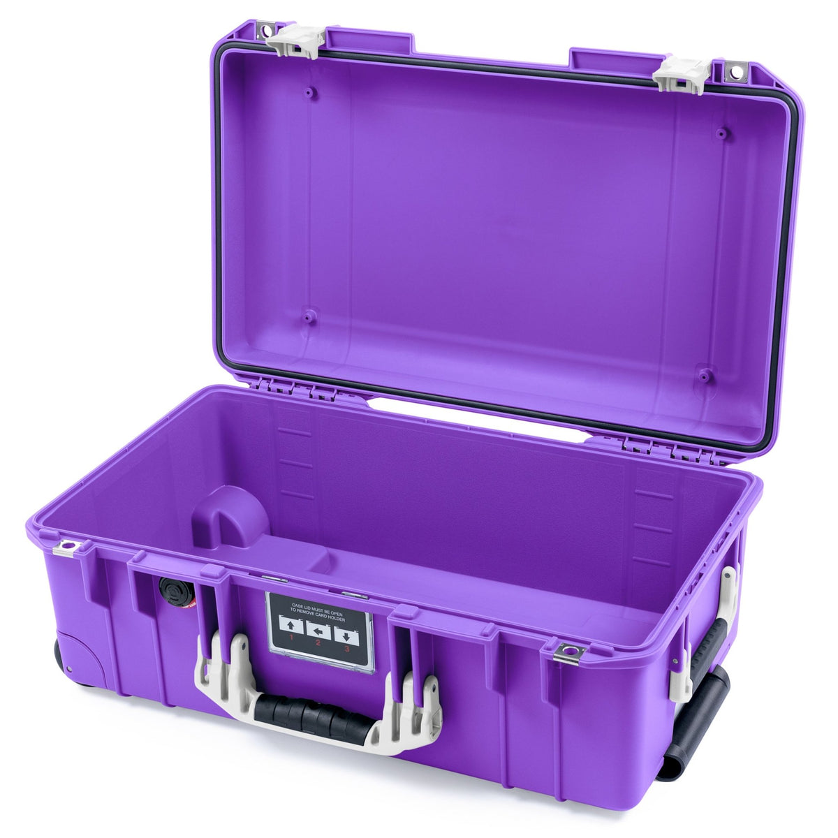 Pelican 1535 Air Carry - on Case - Purple &amp; Whiteout - Empty