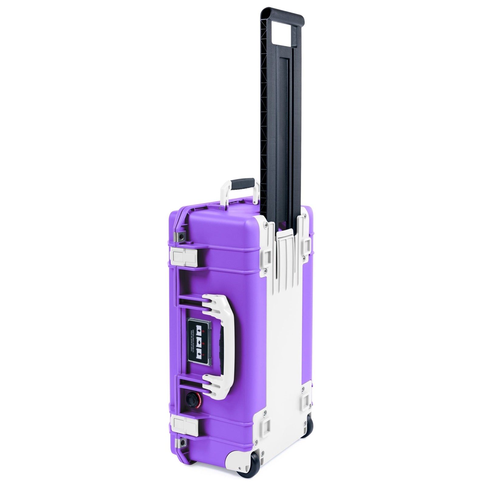 Pelican 1535 Air Carry - on Case - Purple & Whiteout Trolley - Empty