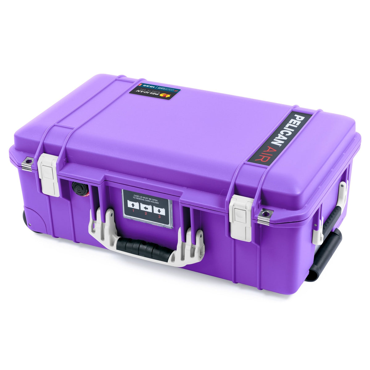 Pelican 1535 Air Carry - on Case - Purple &amp; Whiteout - Empty