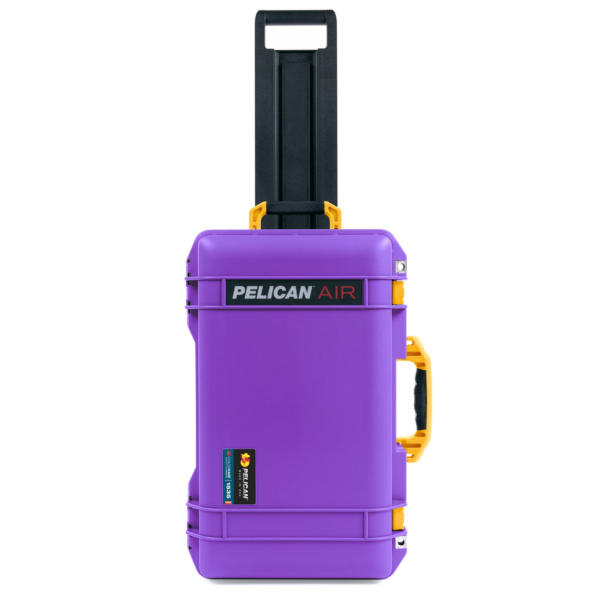 Pelican 1535 Air Carry-on Case - Galaxy Purple &amp; Yellow