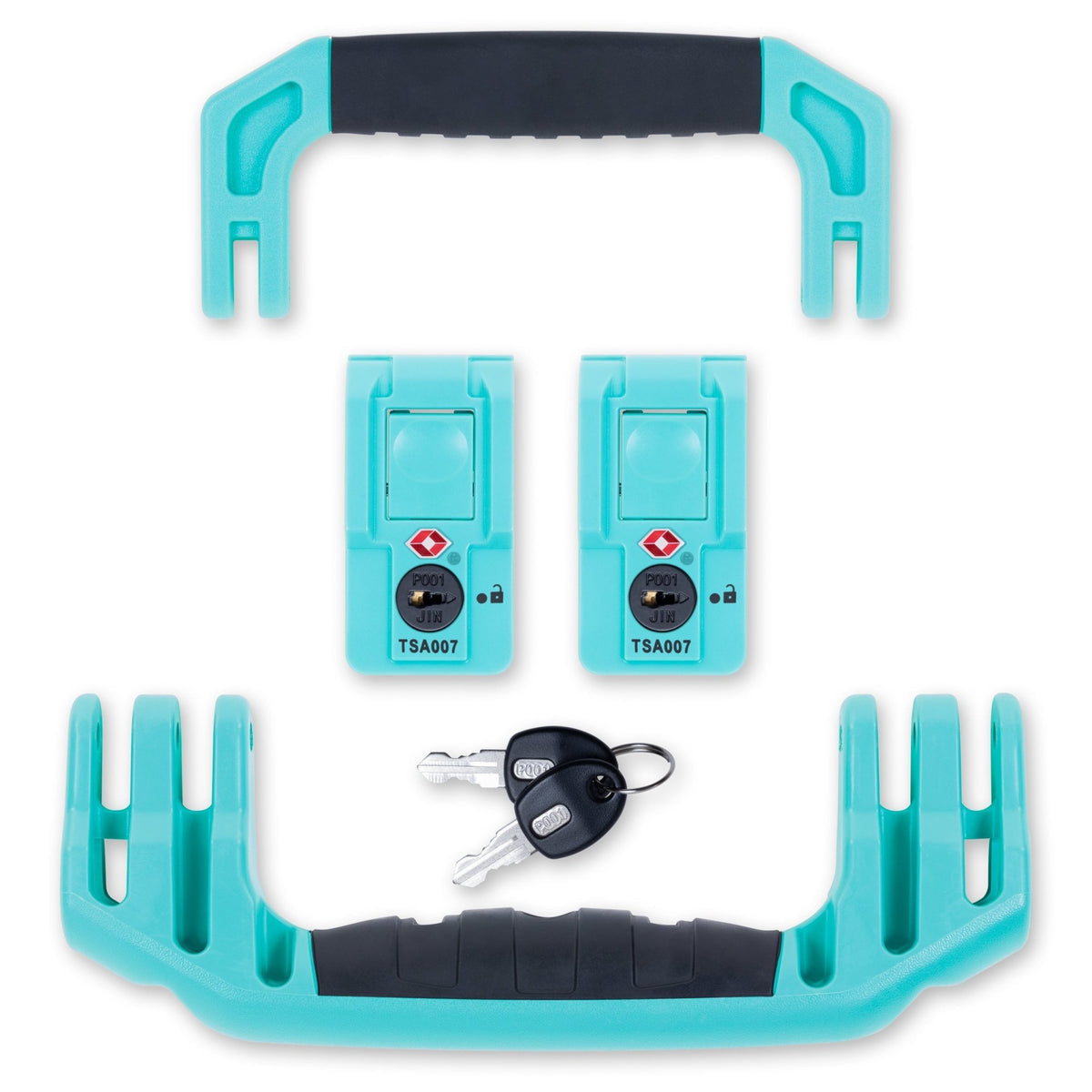 Pelican 1535 Air Replacement Handles &amp; Latches Set - Teal TSA -