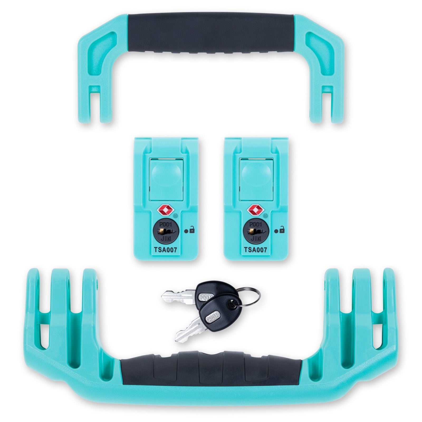 Pelican 1535 Air Replacement Handles & Latches Set - Teal TSA -
