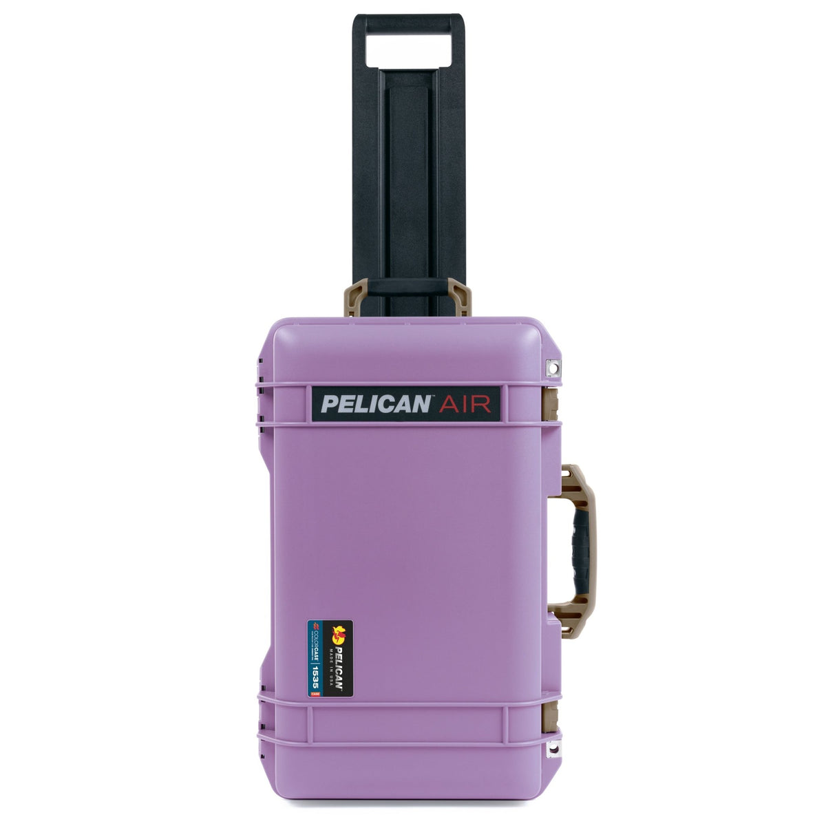 Pelican 1535 Air Carry - on Case - Lilac &amp; Dark Desert Dirt - Empty
