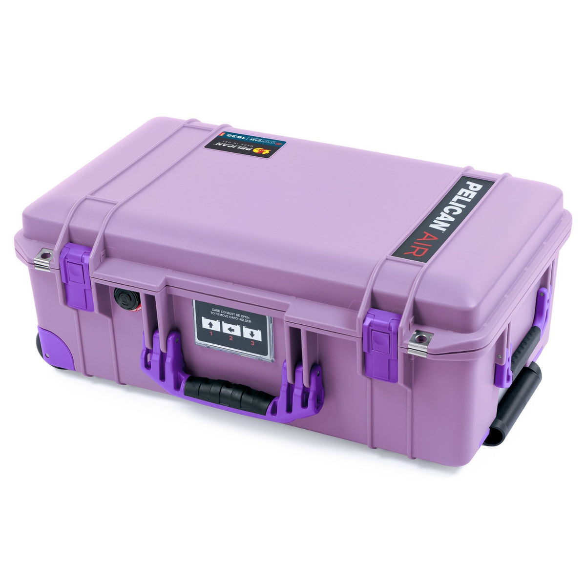 Pelican 1535 Air Carry - on Case - Lilac &amp; Purple Trolley - Empty