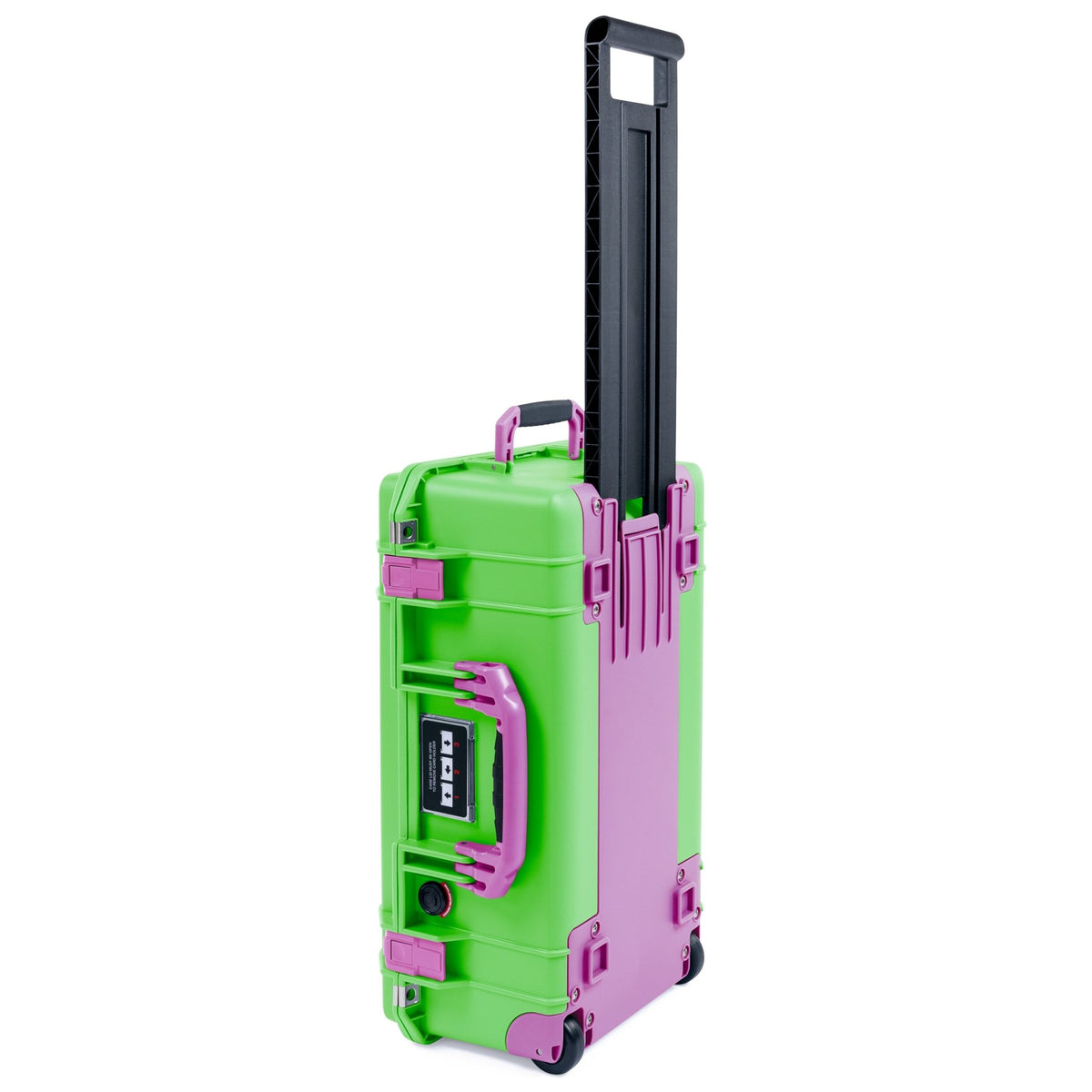 Pelican 1535 Air Carry - on Case - Lime Green &amp; Magenta Trolley - Empty