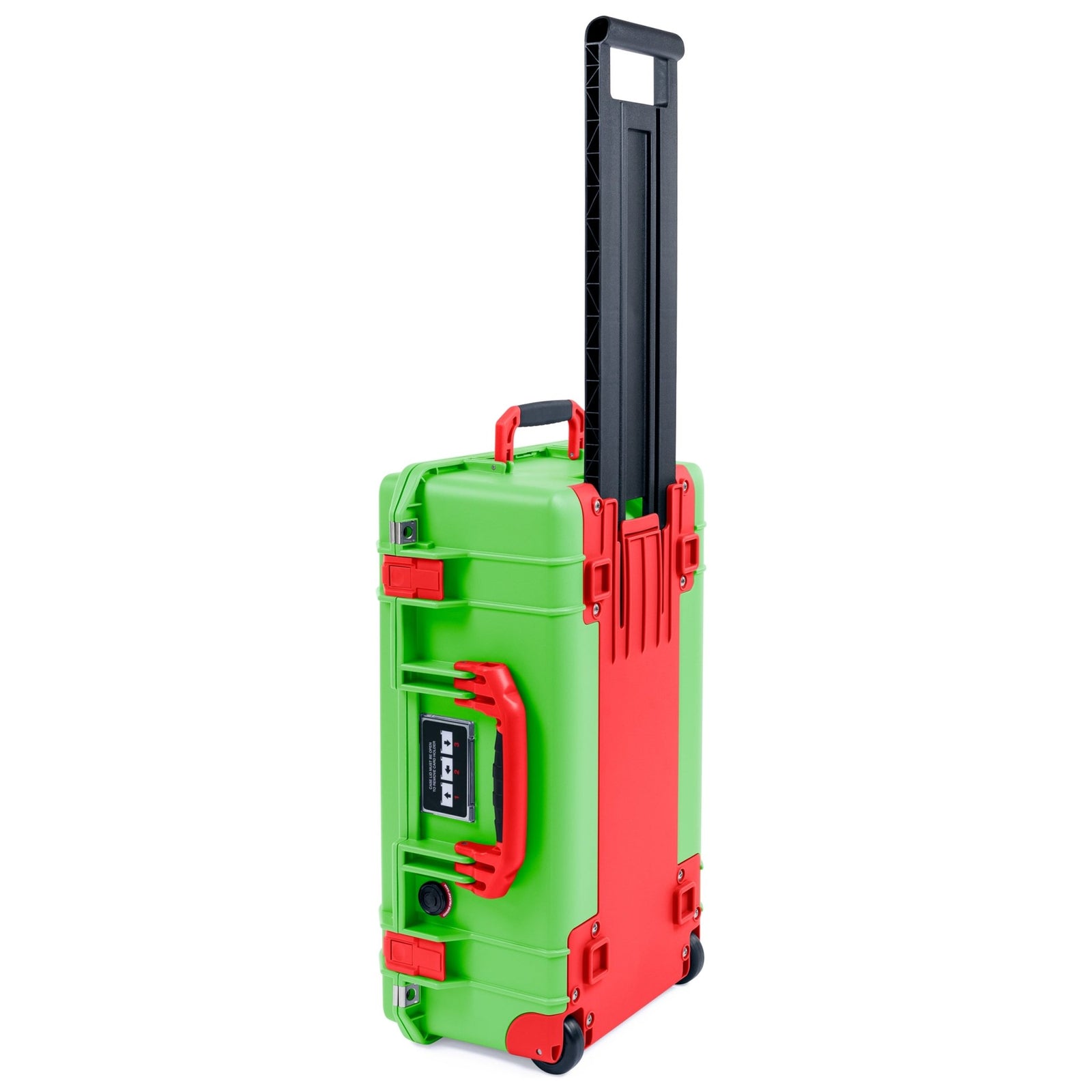 Pelican 1535 Air Carry - on Case - Lime Green & Red Trolley - Empty