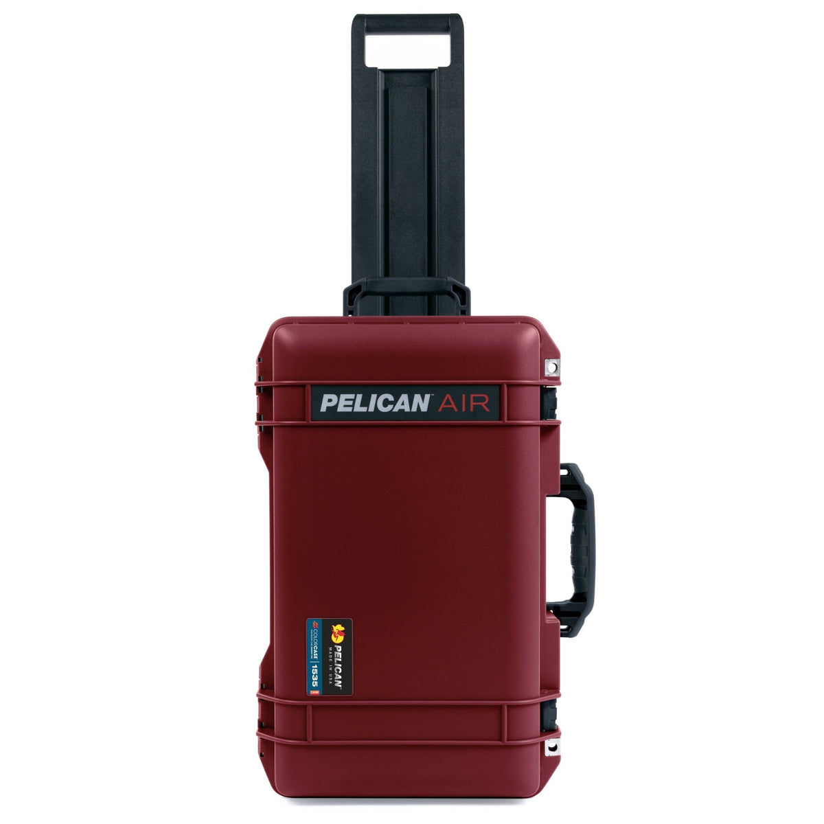 Pelican 1535 Air Carry-on Case - Oxblood &amp; Black Trolley - Empty