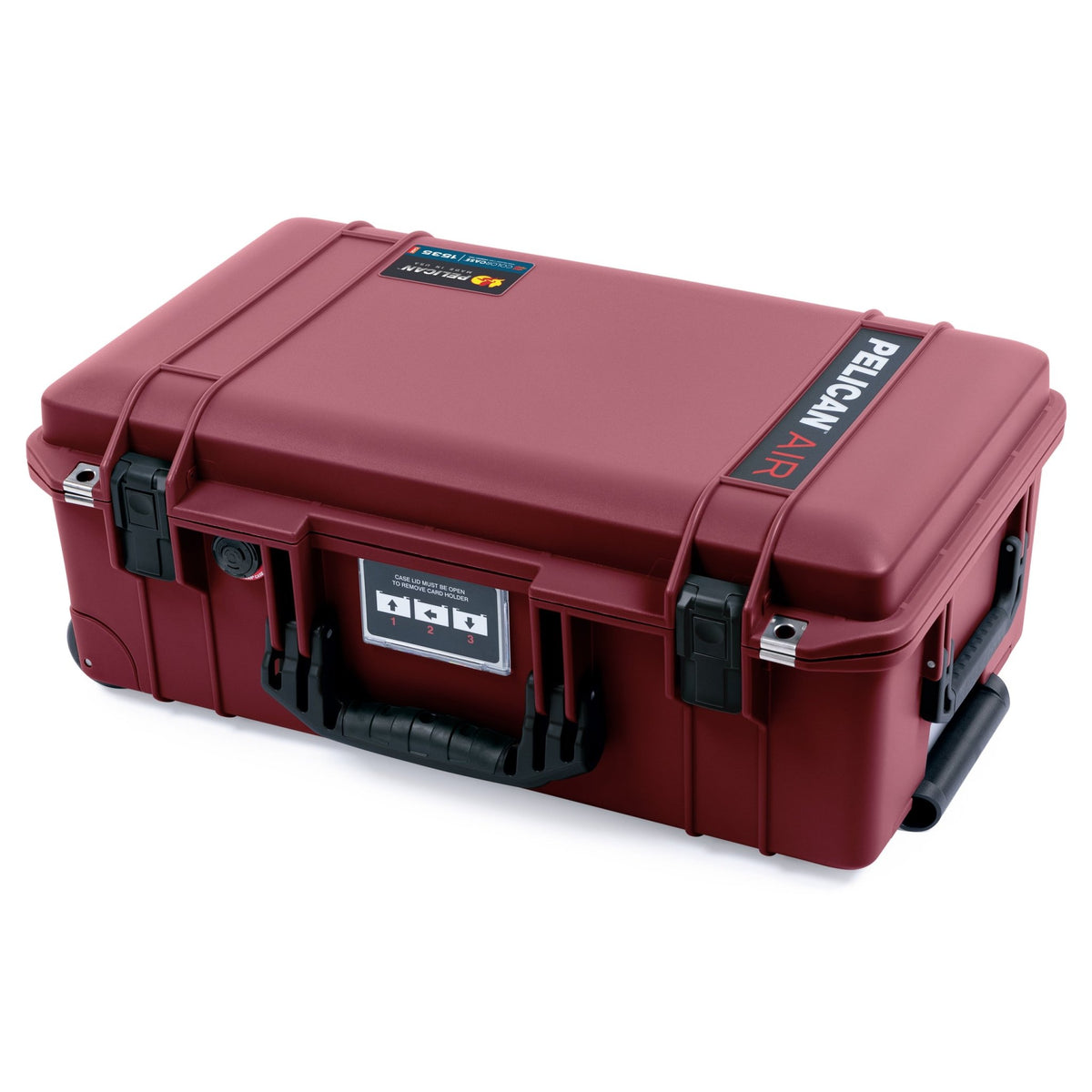 Pelican 1535 Air Carry-on Case - Oxblood &amp; Black - Empty