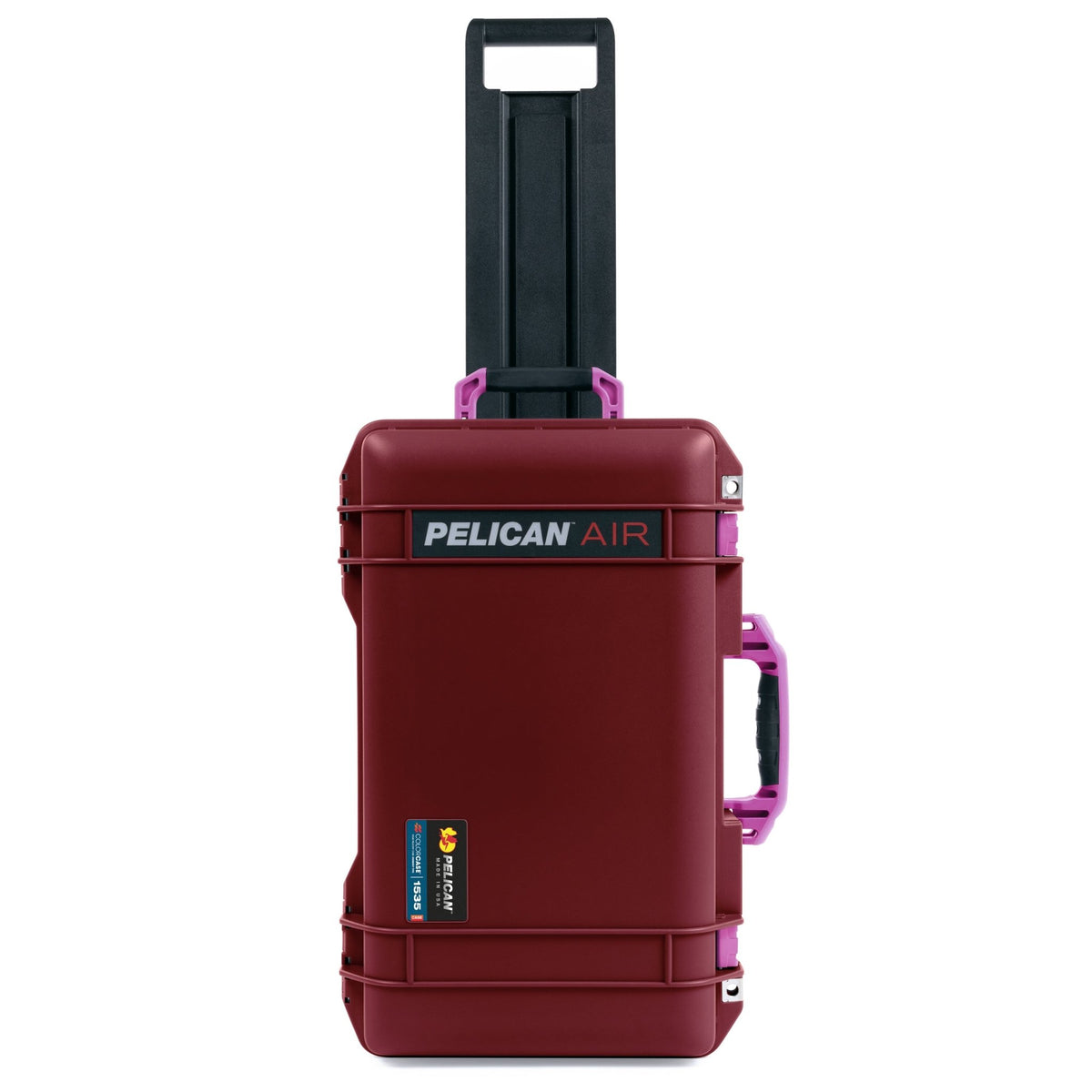 Pelican 1535 Air Carry-on Case - Oxblood &amp; Magenta - Empty