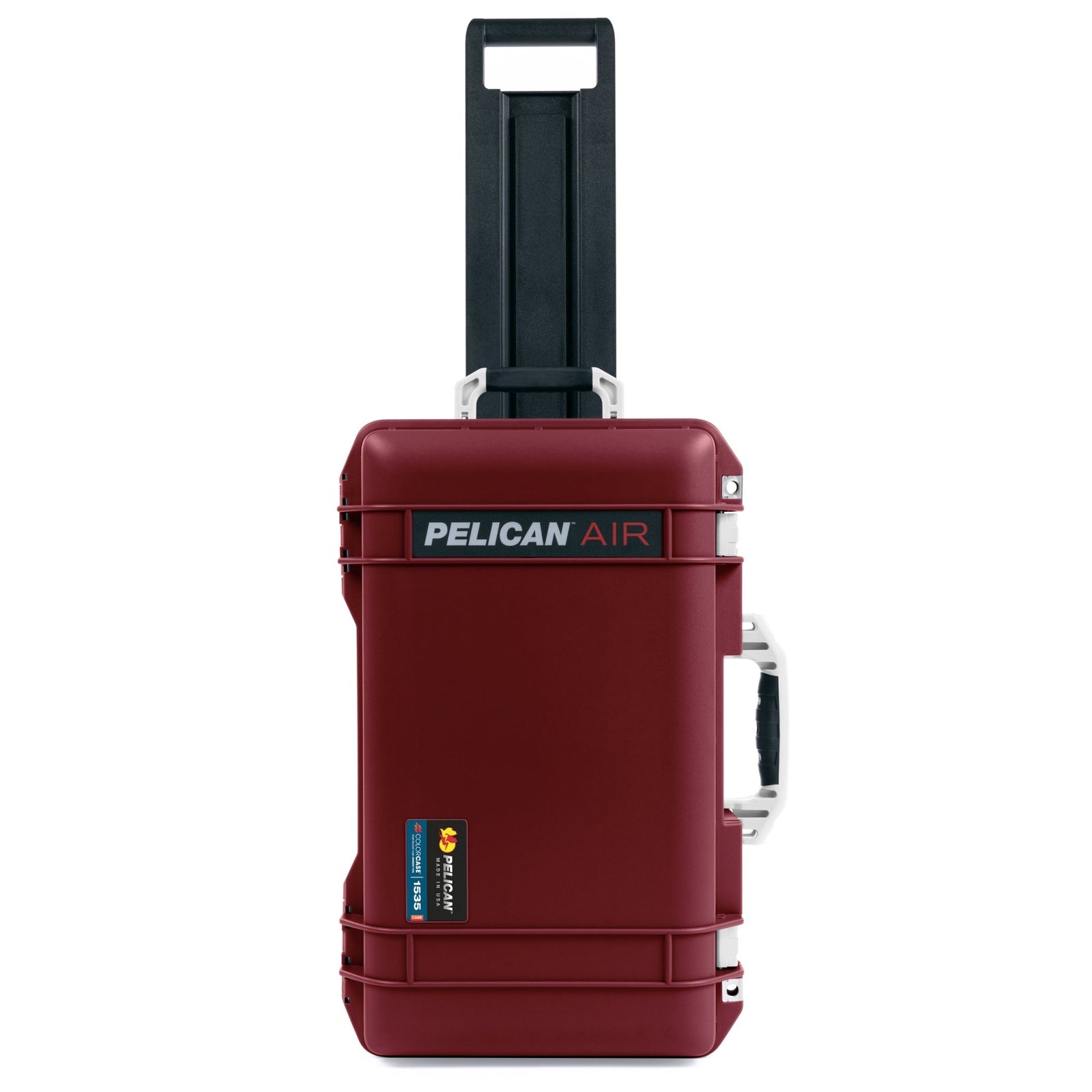 Pelican 1535 Air Carry - on Case - Oxblood & Whiteout Trolley - Empty