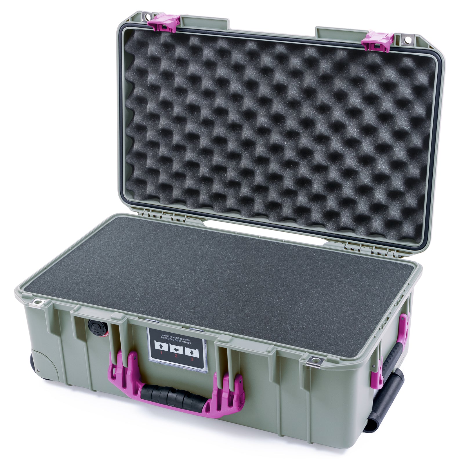 Pelican 1535 Air Carry-on Case - Sage & Magenta