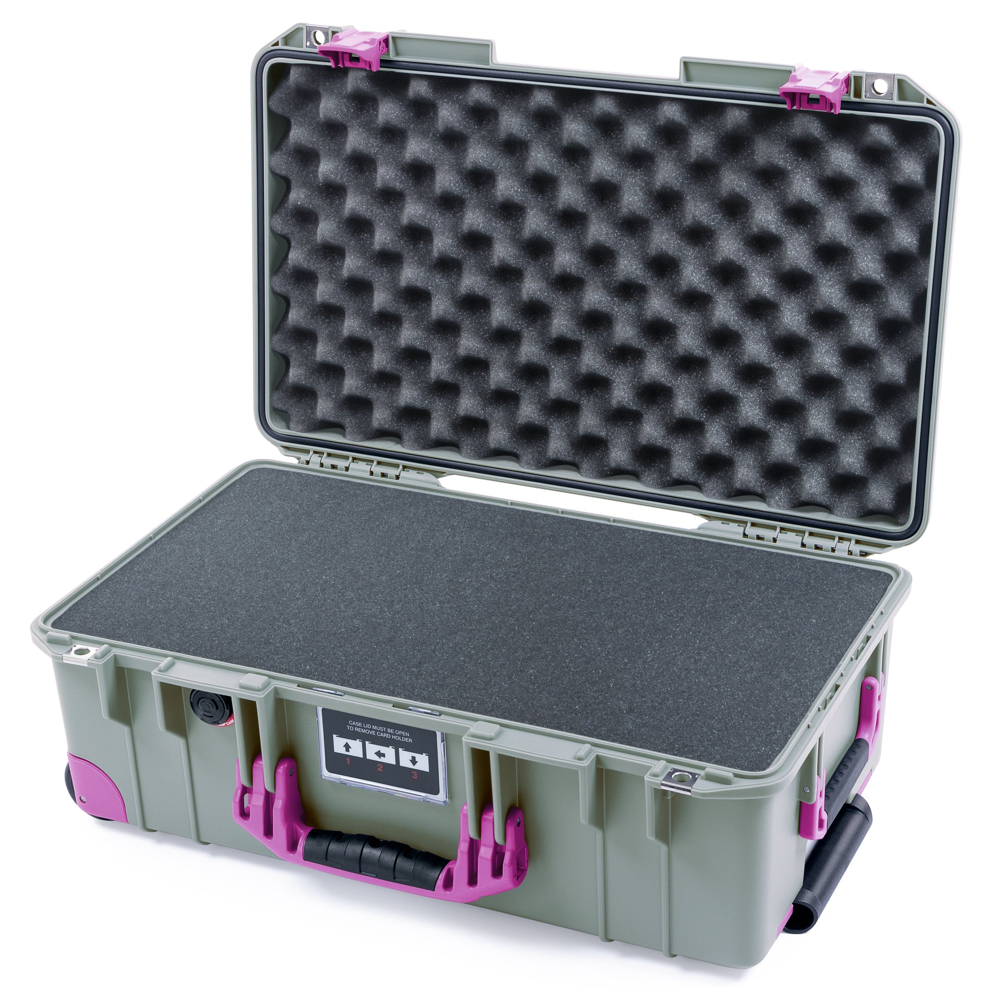 Pelican 1535 Air Carry-on Case - Sage & Magenta Trolley