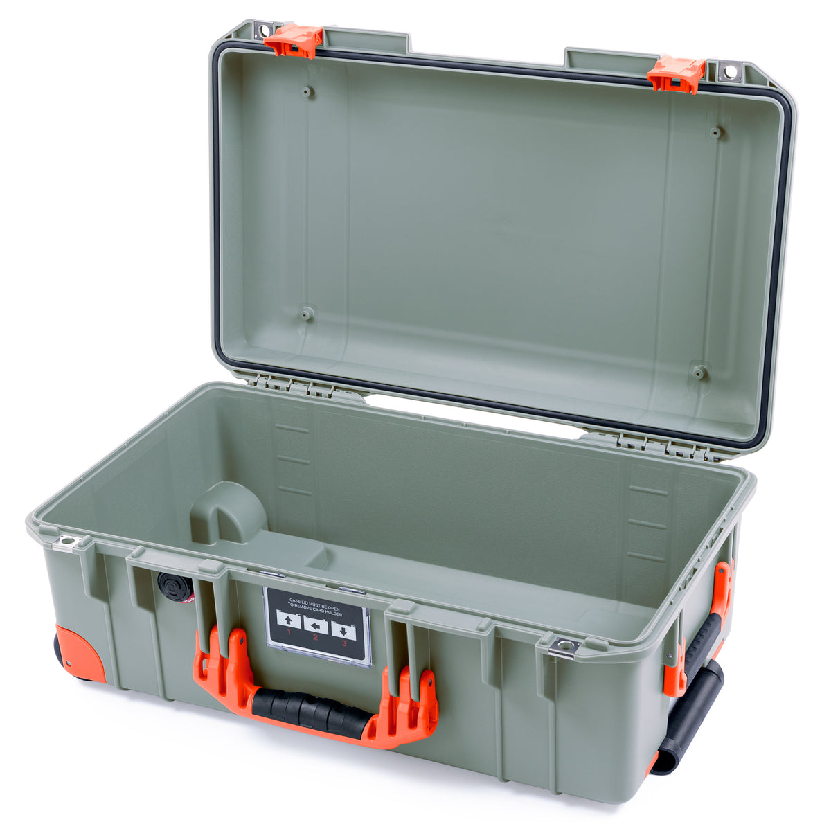 Pelican 1535 Air Carry-on Case - Sage &amp; Orange Trolley