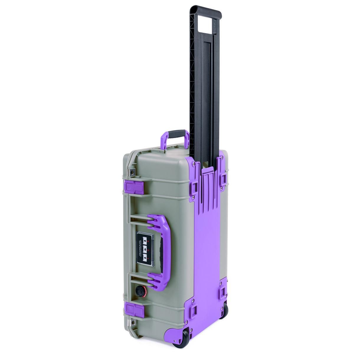 Pelican 1535 Air Carry-on Case - Sage &amp; Purple Trolley