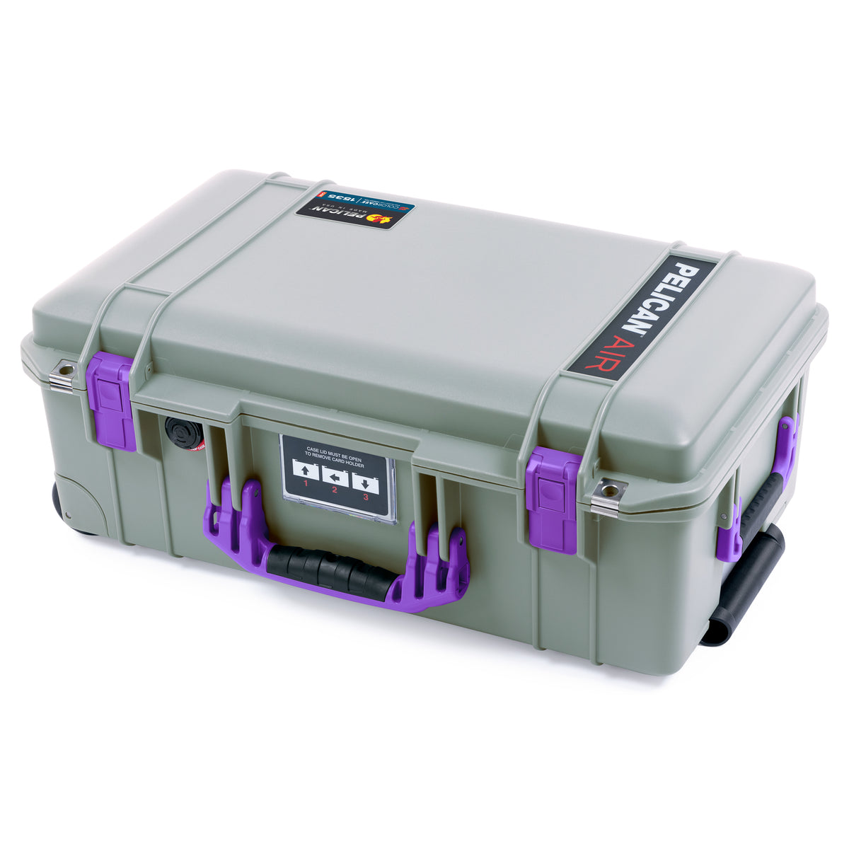 Pelican 1535 Air Carry-on Case - Sage &amp; Purple
