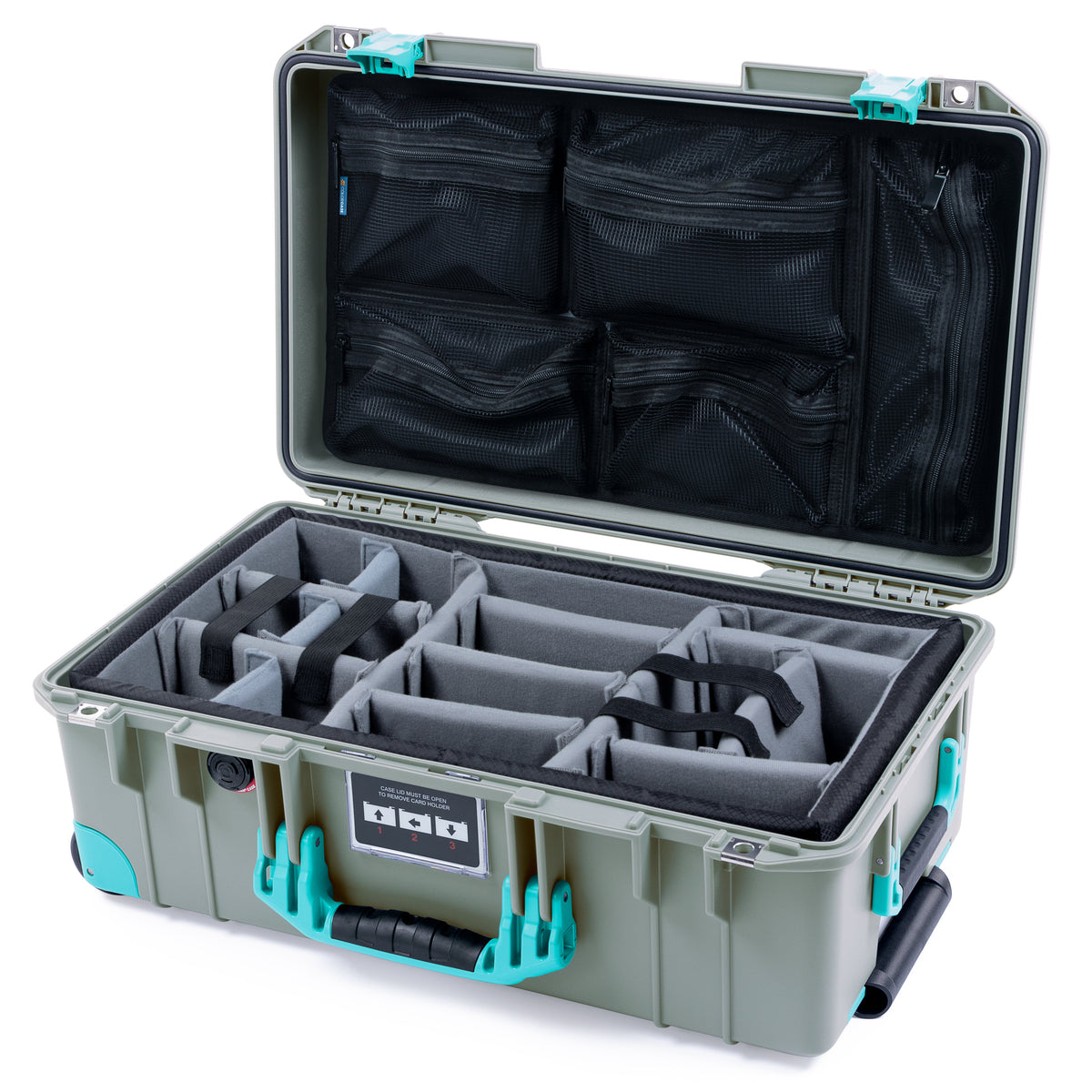 Pelican 1535 Air Carry-on Case - Sage &amp; Teal