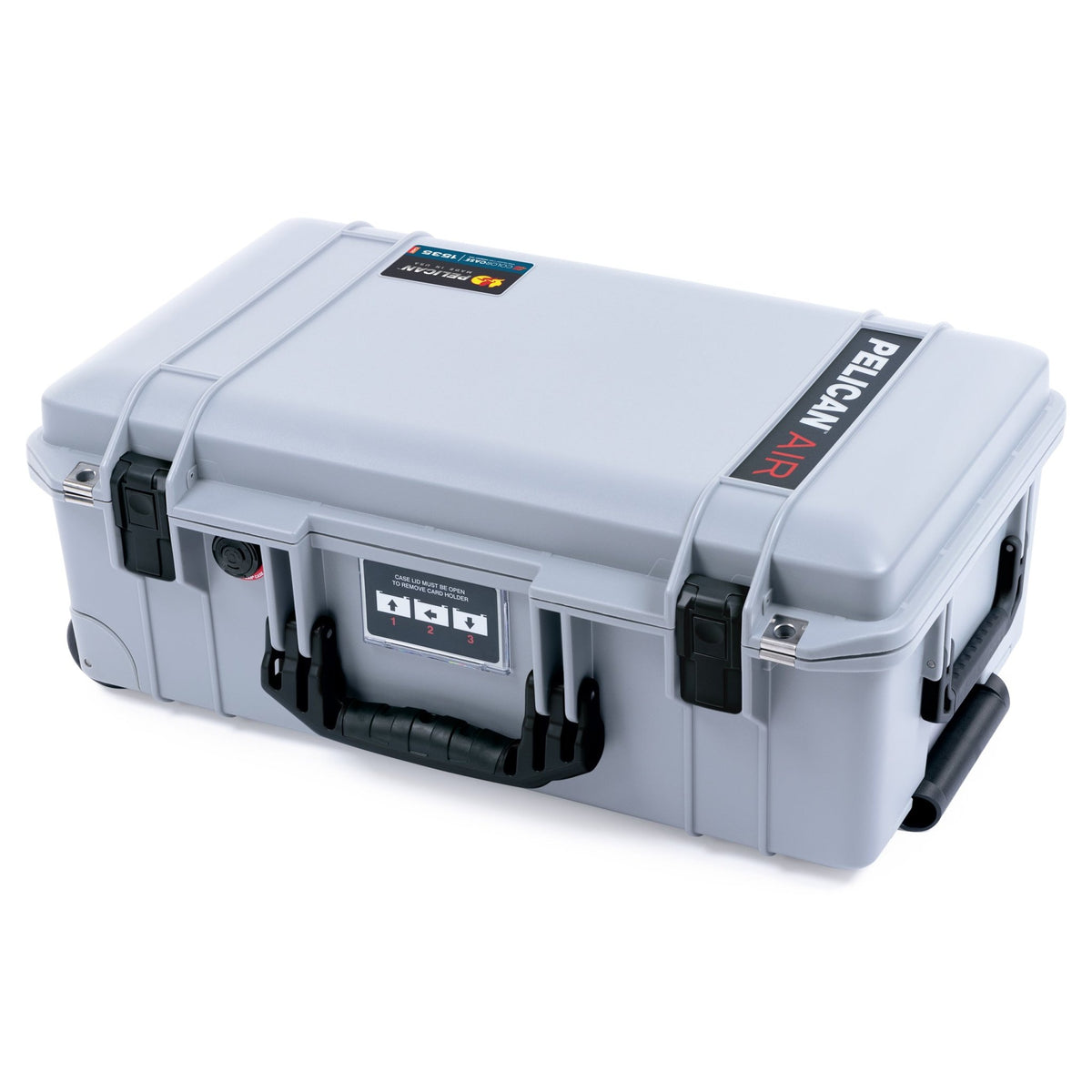 Pelican 1535 Air Carry - on Case - Silver &amp; Black - Empty