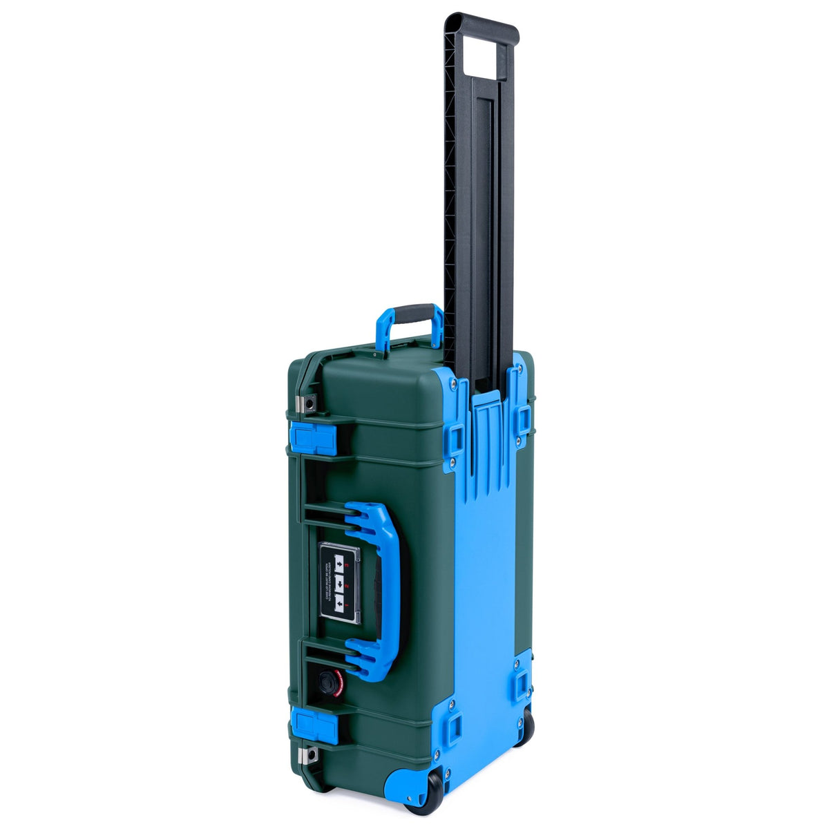 Pelican 1535 Air Carry - on Case - Trekking Green &amp; Blue Trolley - Empty