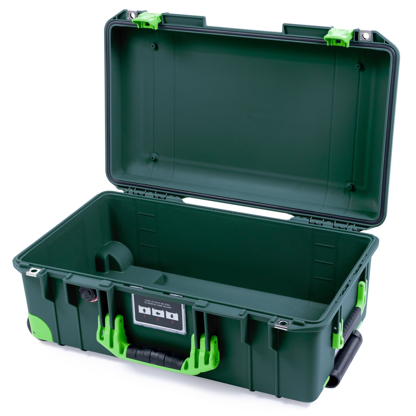 Pelican 1535 Air Carry-on Case - Trekking Green & Lime Green Trolley - Empty