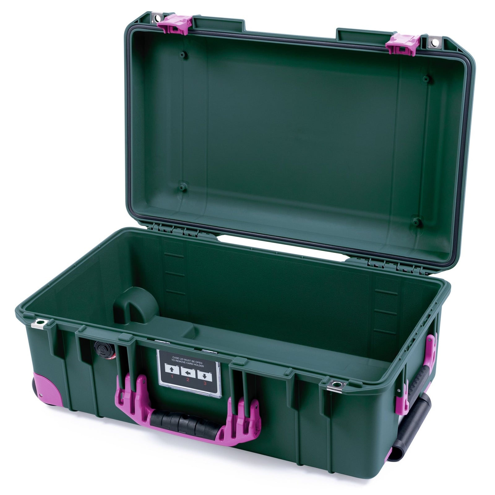 Pelican 1535 Air Carry - on Case - Trekking Green & Magenta Trolley - Empty