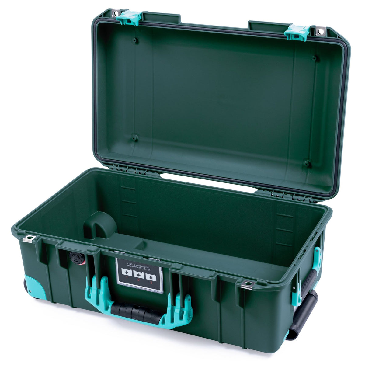 Pelican 1535 Air Carry-on Case - Trekking Green &amp; Teal Trolley - Empty