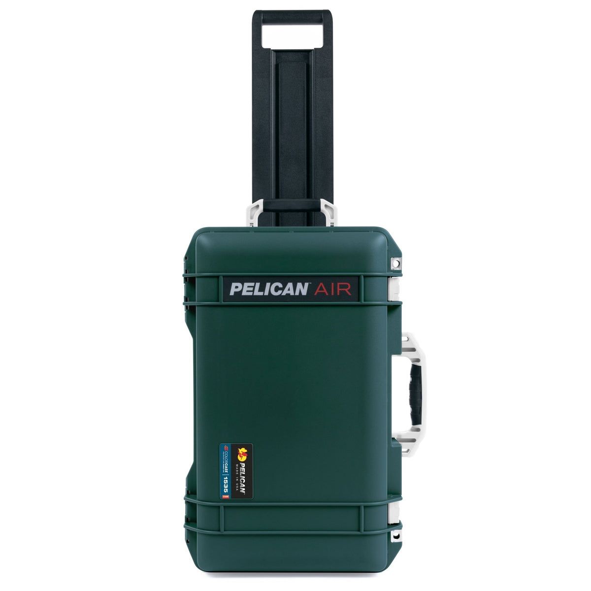 Pelican 1535 Air Carry - on Case - Trekking Green &amp; Whiteout Trolley - Empty