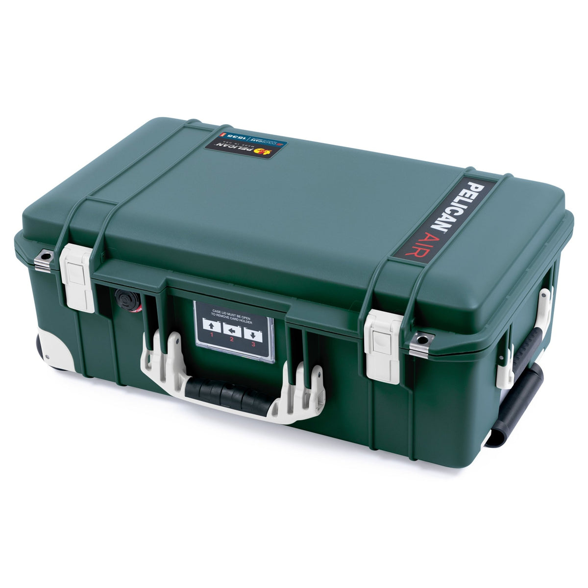 Pelican 1535 Air Carry - on Case - Trekking Green &amp; Whiteout Trolley - Empty