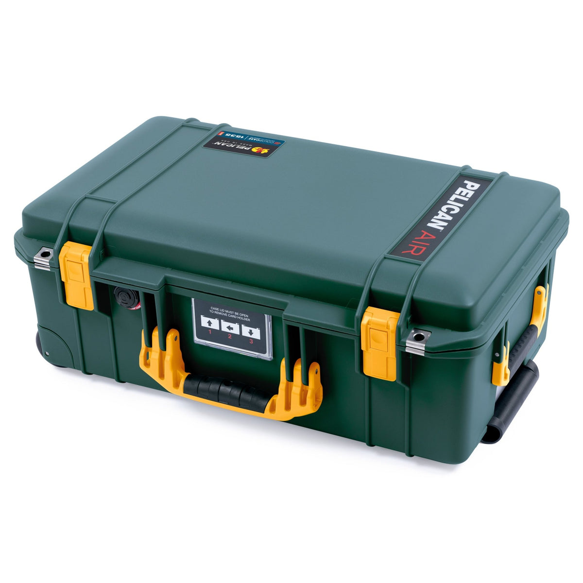 Pelican 1535 Air Carry - on Case - Trekking Green &amp; Yellow - Empty