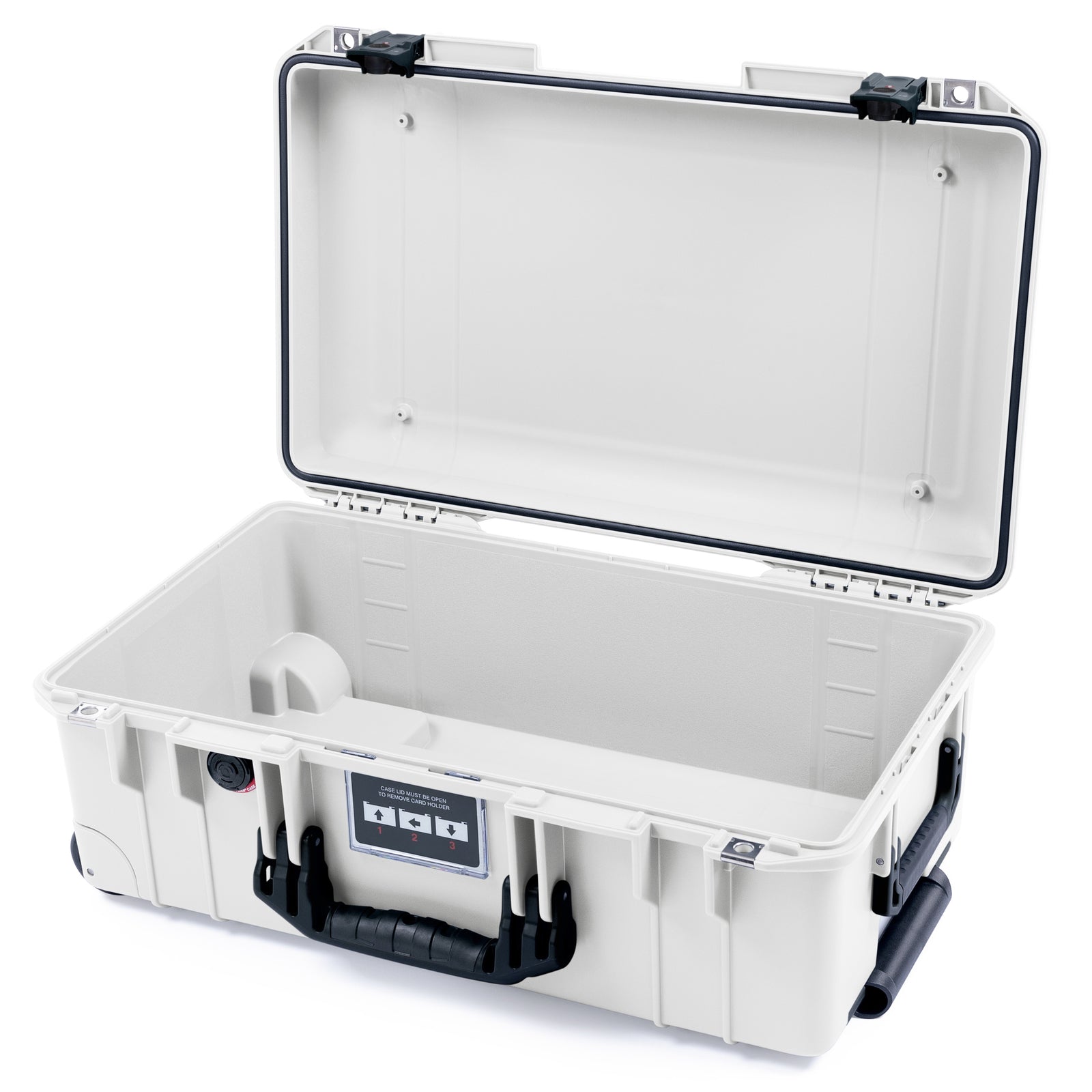 Pelican 1535 Air Carry - on Case - Whiteout & Black TSA Latches - Empty