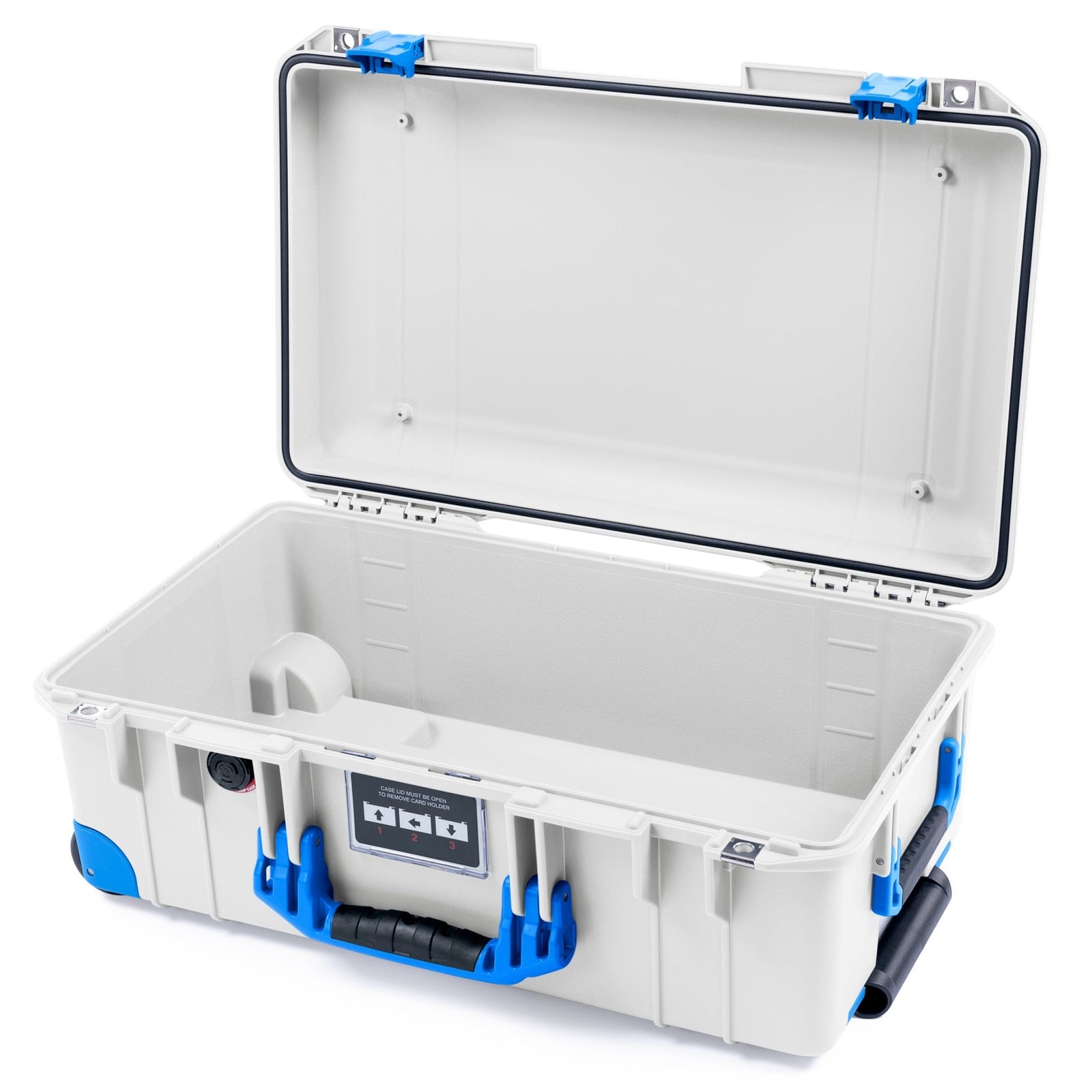 Pelican 1535 Air Carry - on Case - Whiteout & Blue Trolley - Empty
