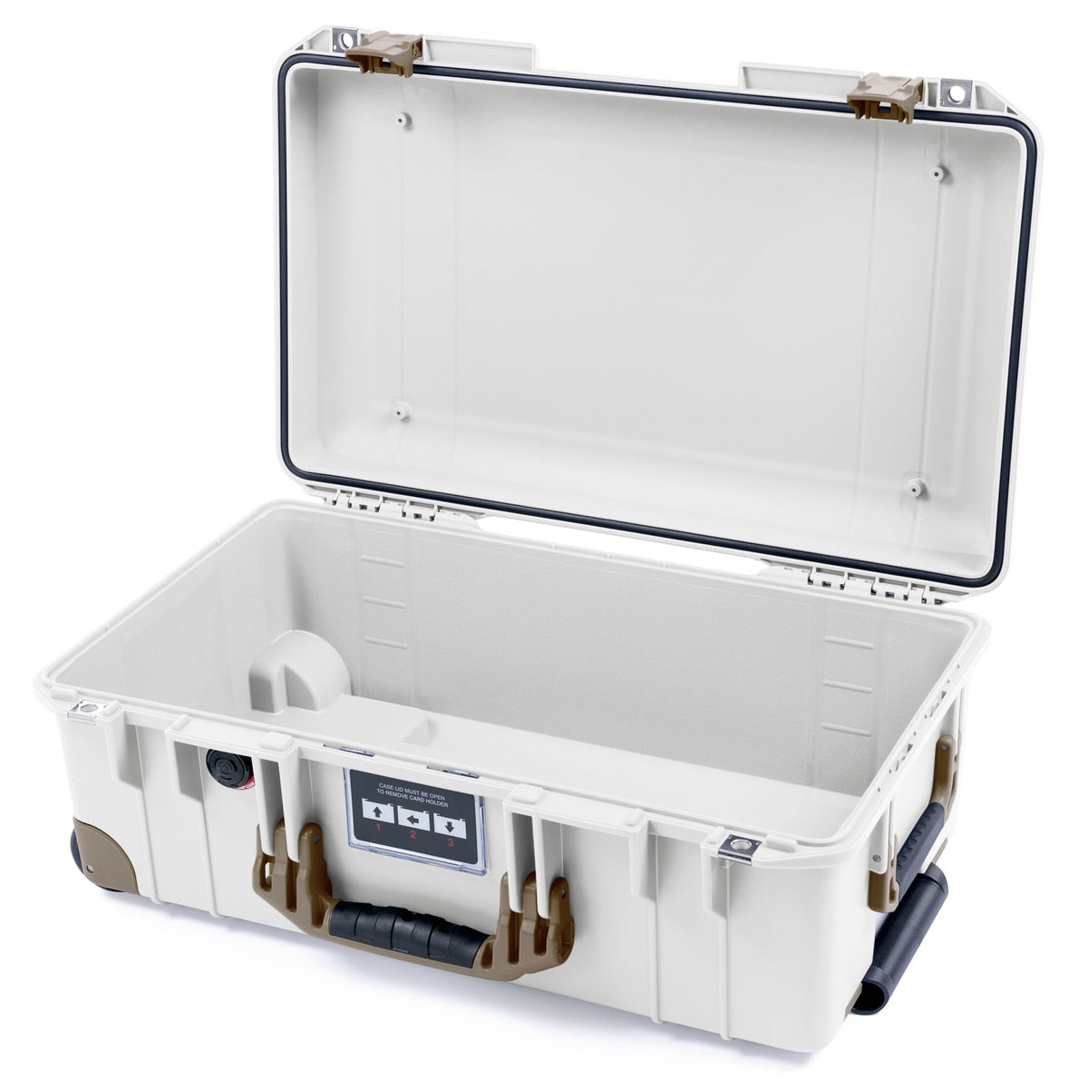 Pelican 1535 Air Carry - on Case - Whiteout &amp; Dark Desert Dirt Trolley - Empty