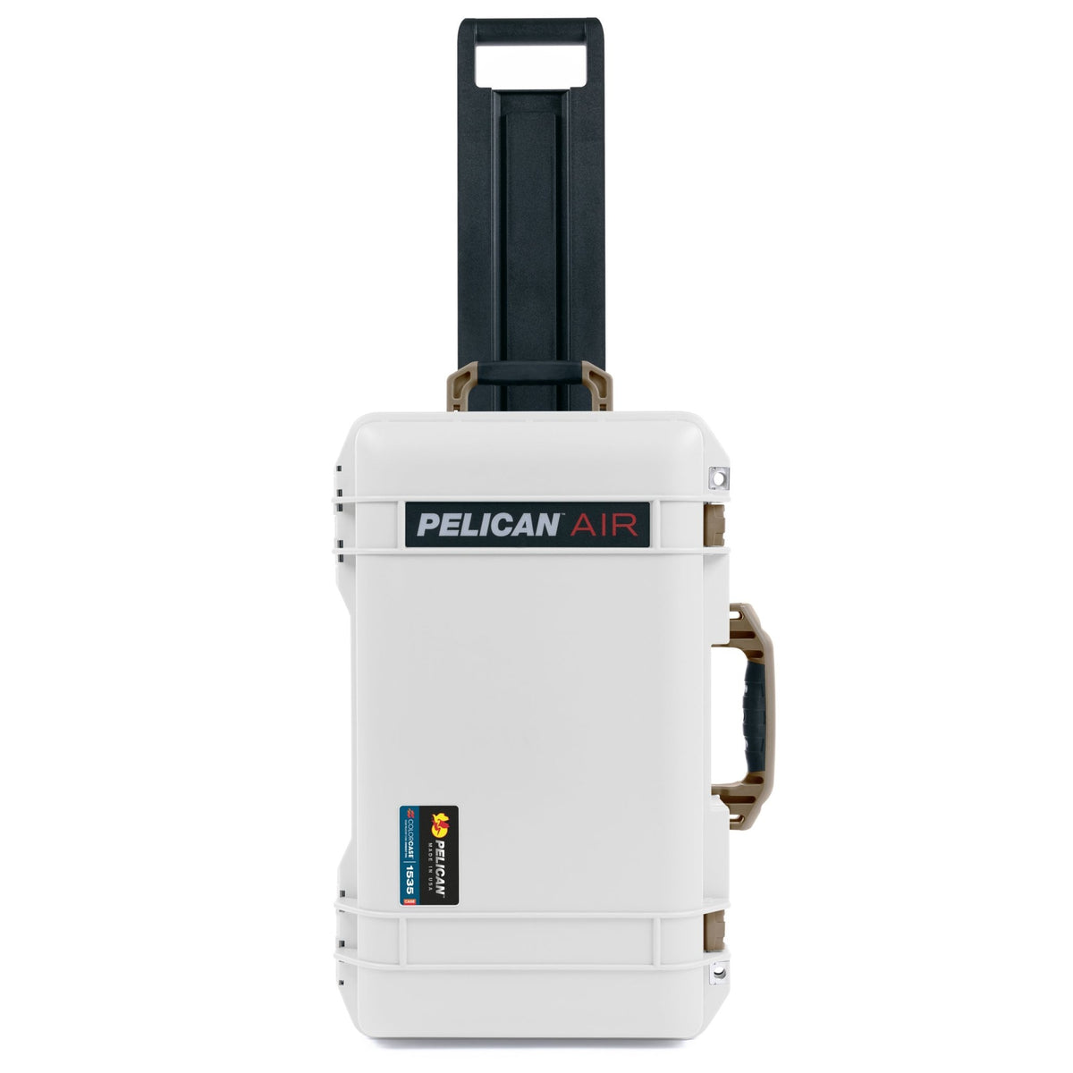 Pelican 1535 Air Carry - on Case - Whiteout &amp; Dark Desert Dirt Trolley - Empty