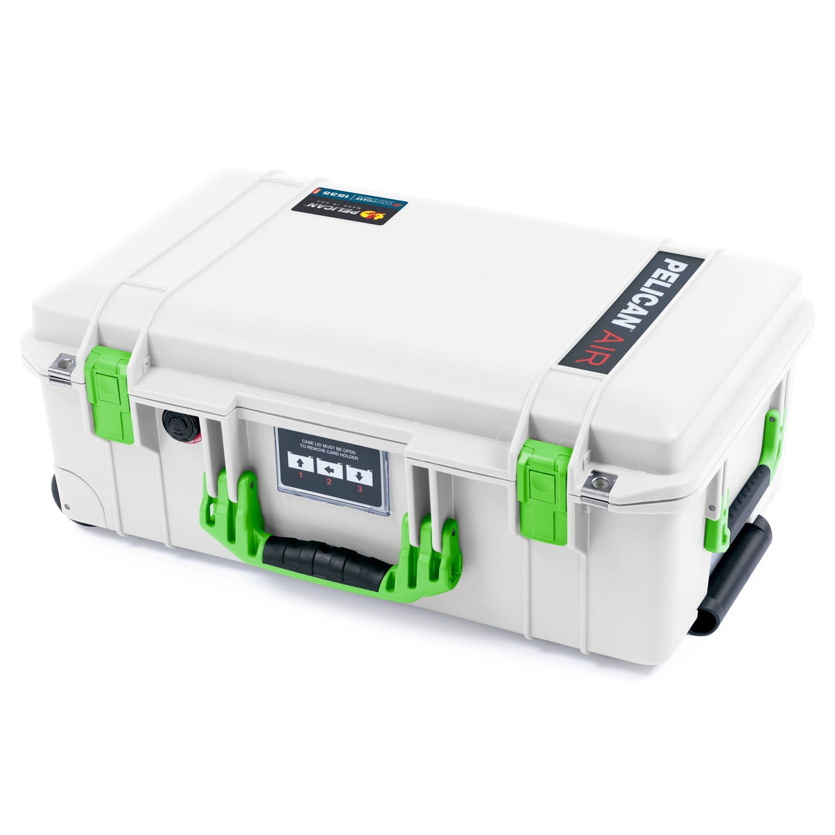 Pelican 1535 Air Carry - on Case - Whiteout &amp; Lime Green - Empty