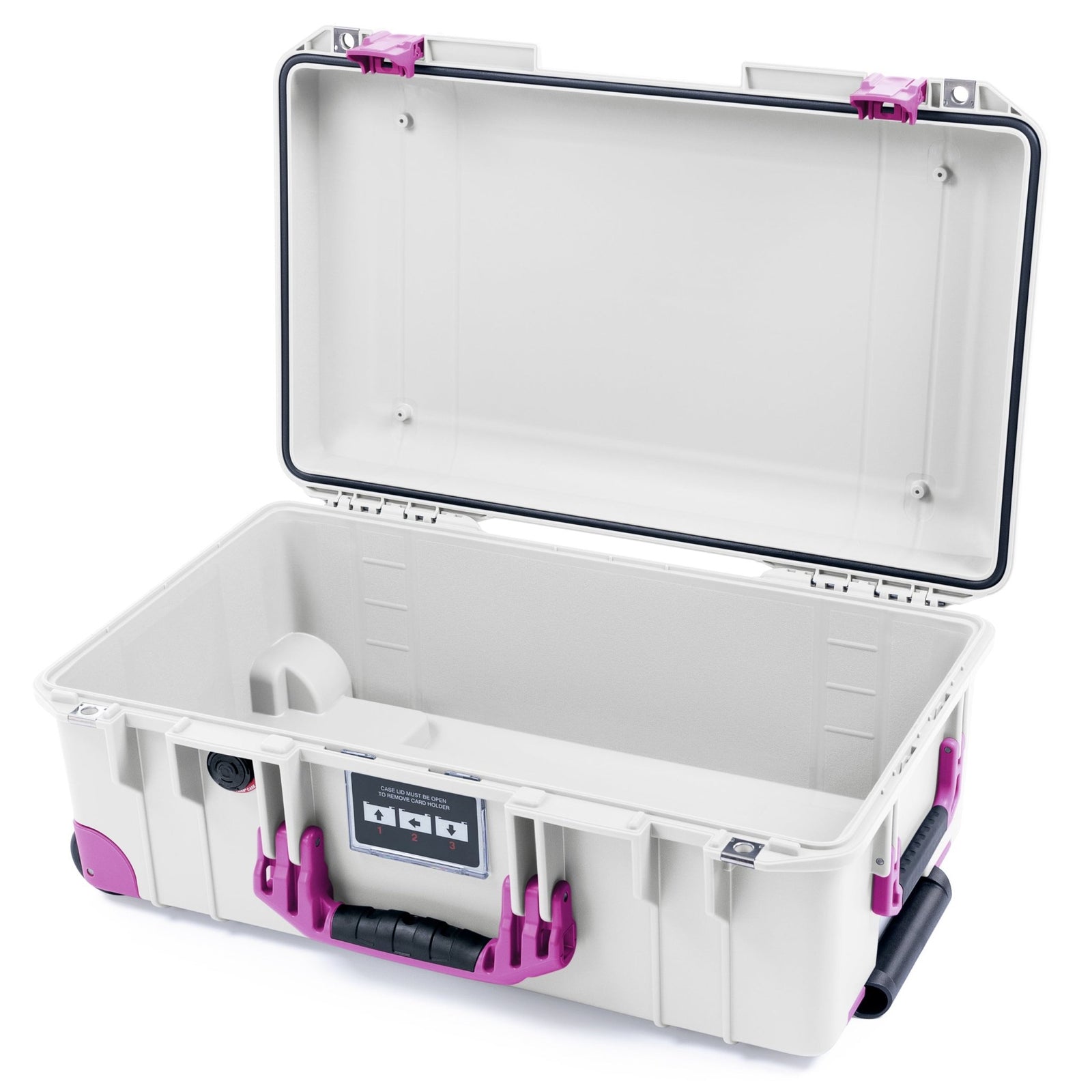Pelican 1535 Air Carry - on Case - Whiteout & Magenta Trolley - Empty
