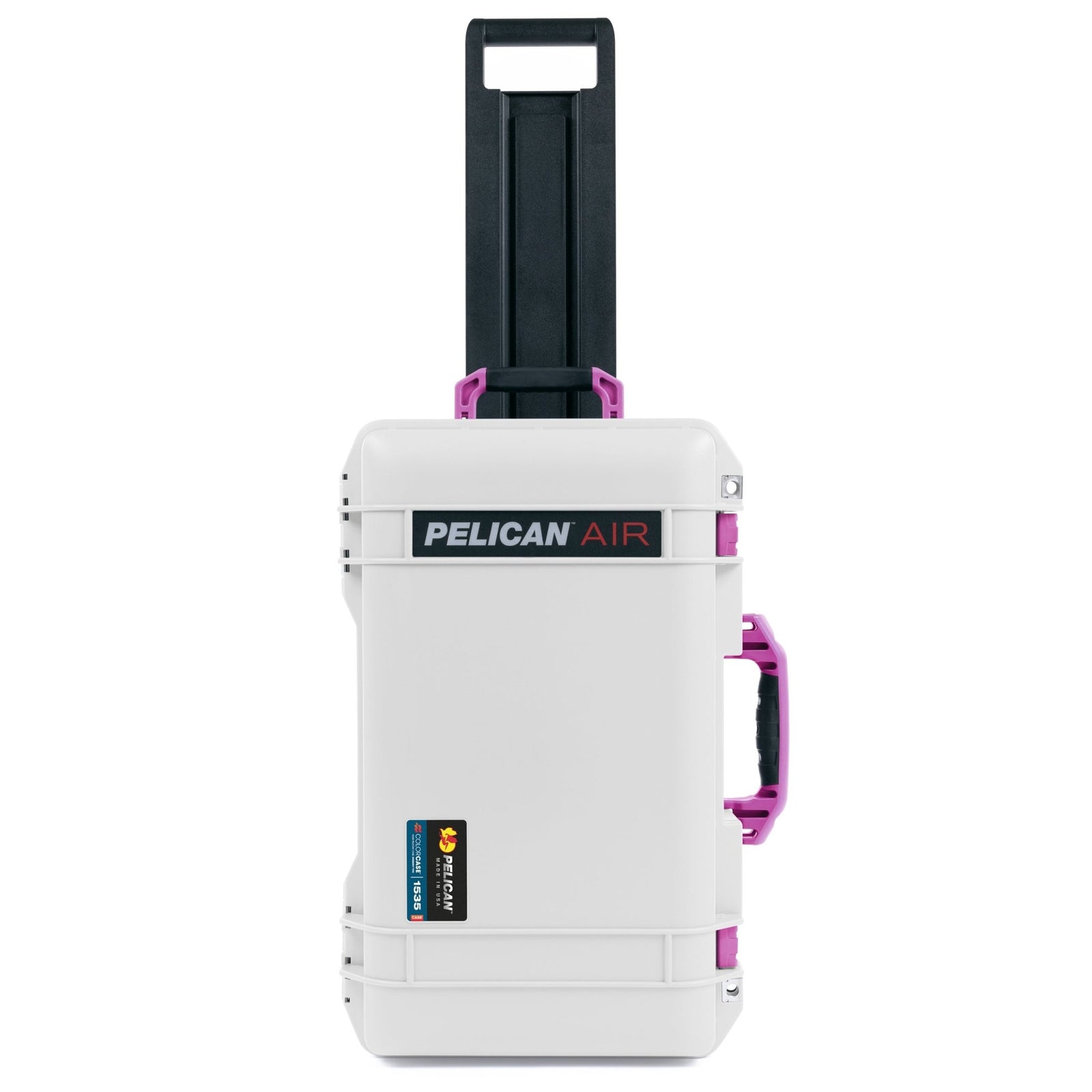 Pelican 1535 Air Carry - on Case - Whiteout & Magenta Trolley - Empty