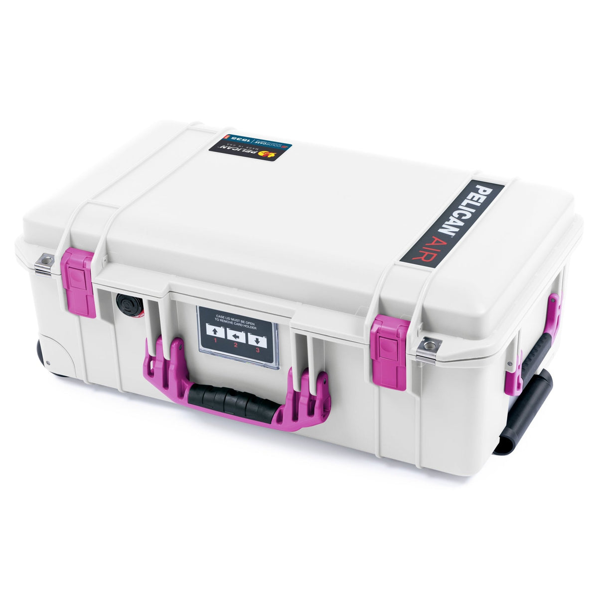 Pelican 1535 Air Carry - on Case - Whiteout &amp; Magenta - Empty