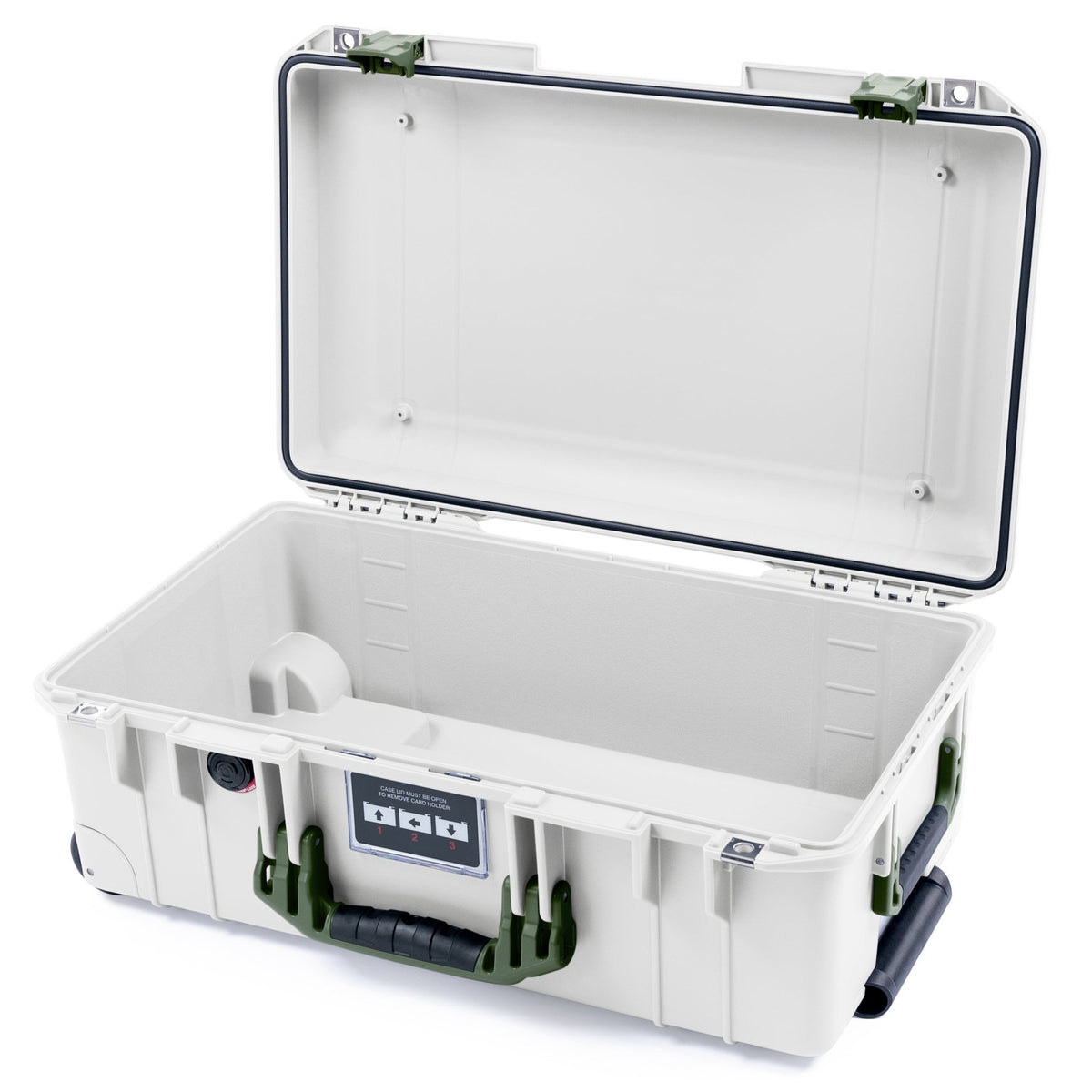 Pelican 1535 Air Carry - on Case - Whiteout &amp; OD Green - Empty