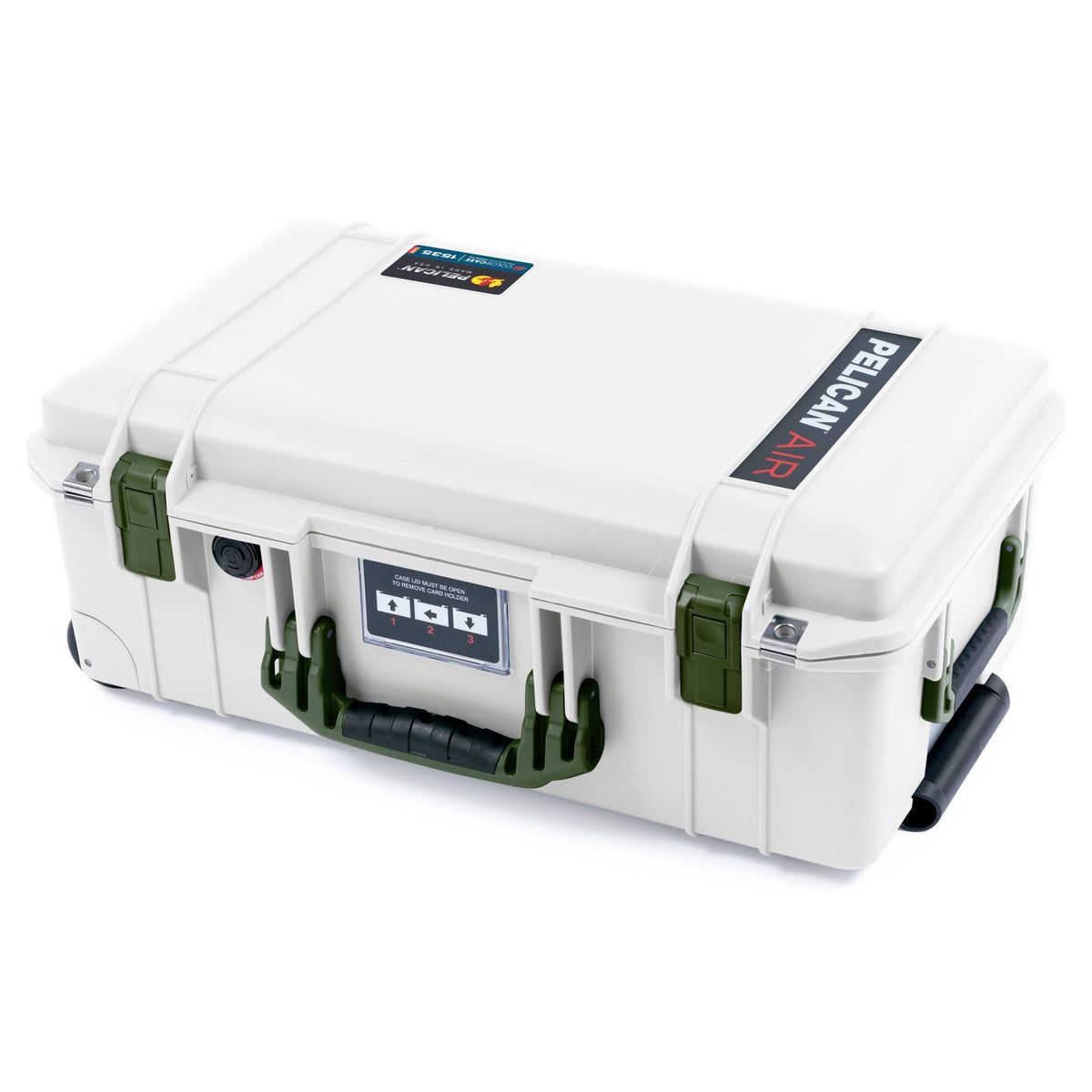 Pelican 1535 Air Carry - on Case - Whiteout &amp; OD Green - Empty