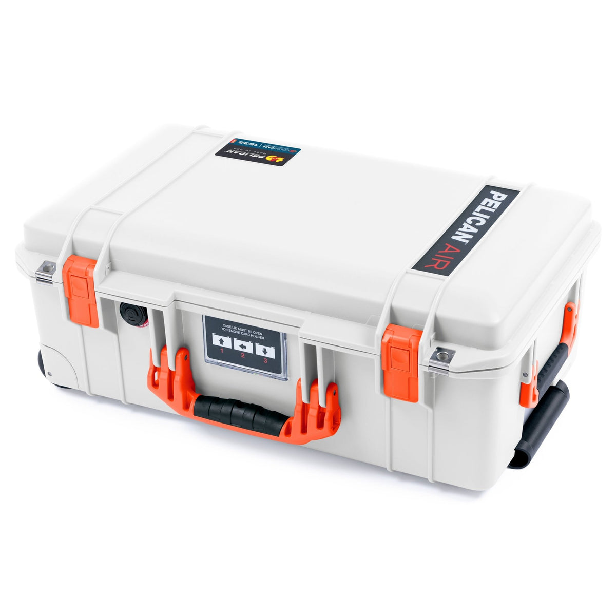 Pelican 1535 Air Carry - on Case - Whiteout &amp; Orange - Empty