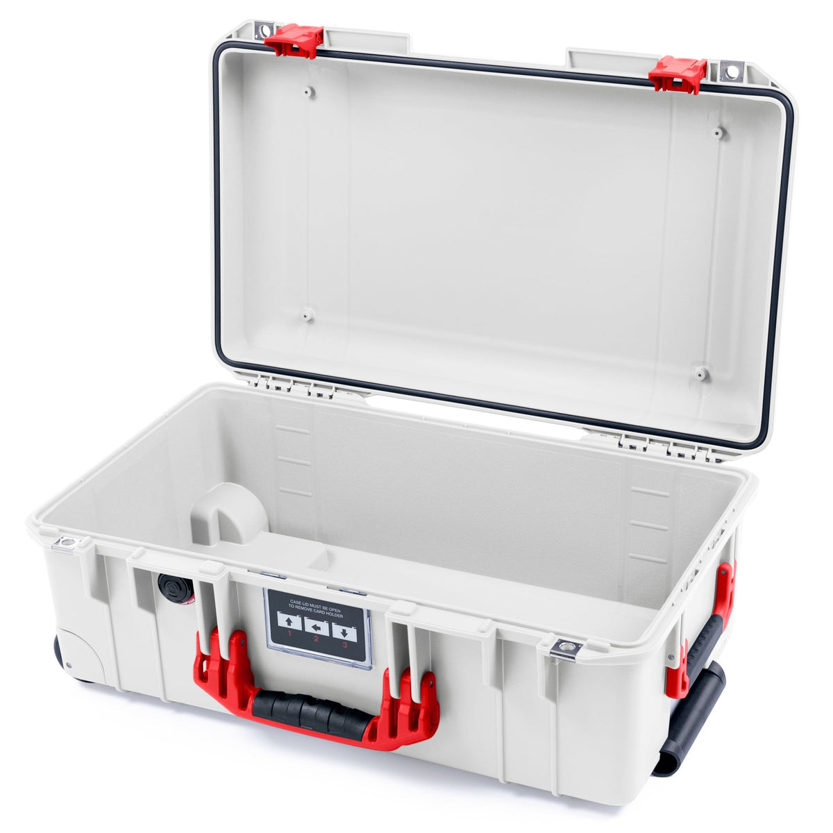 Pelican 1535 Air Carry - on Case - Whiteout & Red - Empty
