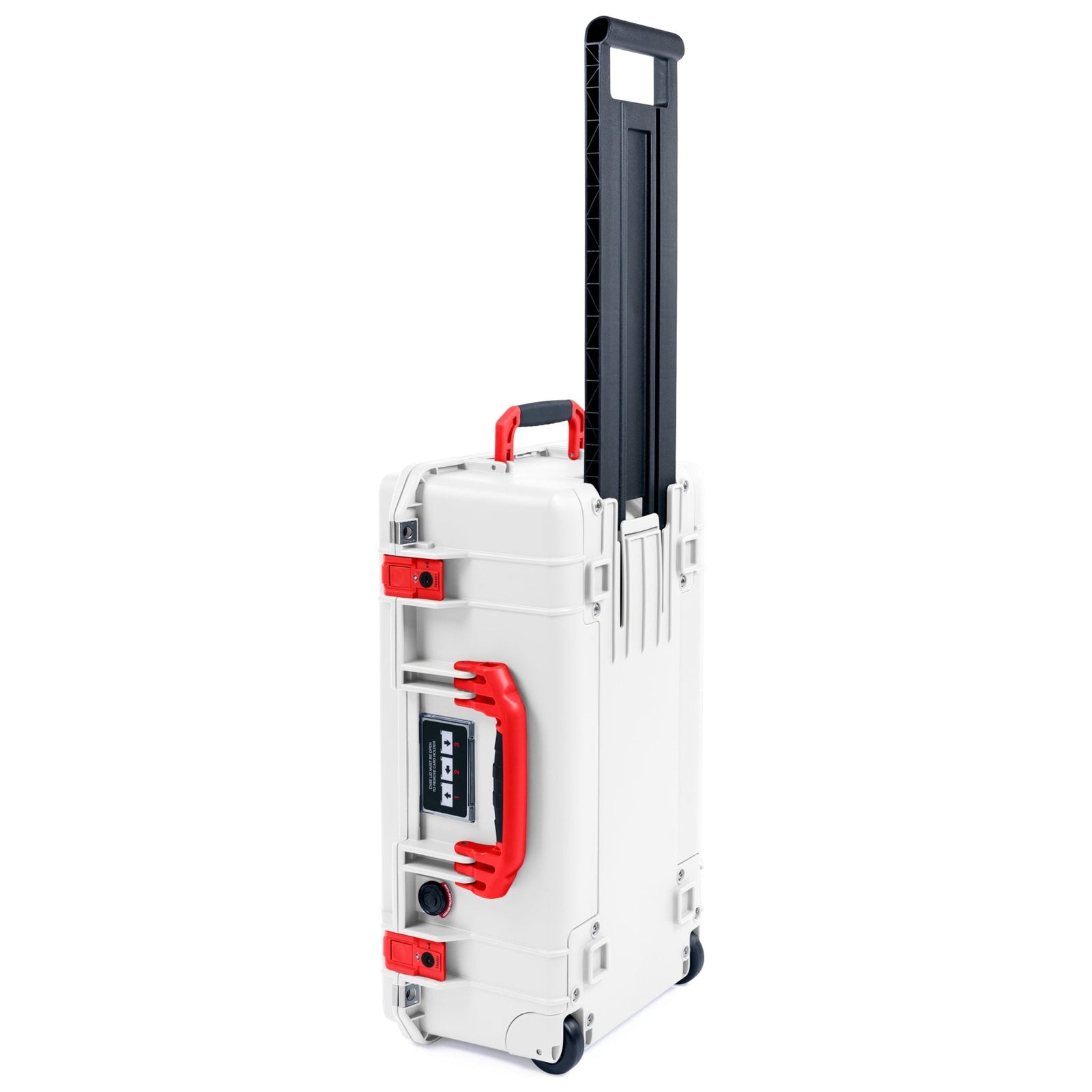 Pelican 1535 Air Carry - on Case - Whiteout & Red TSA Latches - Empty