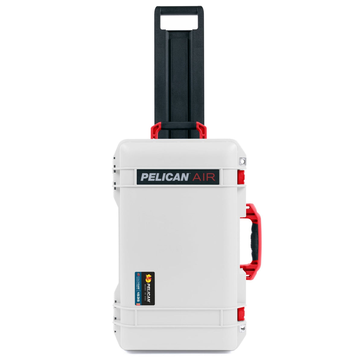 Pelican 1535 Air Carry - on Case - Whiteout & Red Trolley - Empty