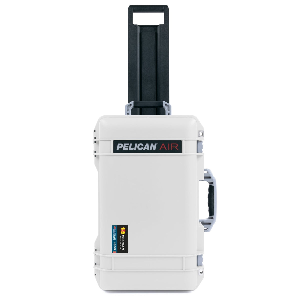 Pelican 1535 Air Carry - on Case - Whiteout & Silver Trolley - Empty