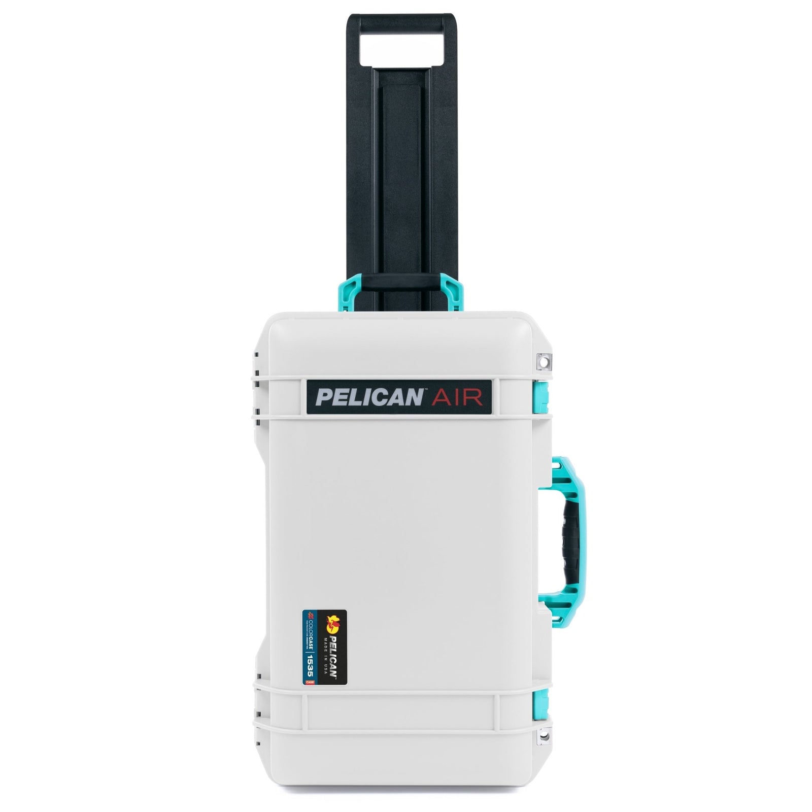 Pelican 1535 Air Carry - on Case - Whiteout & Teal Trolley - Empty